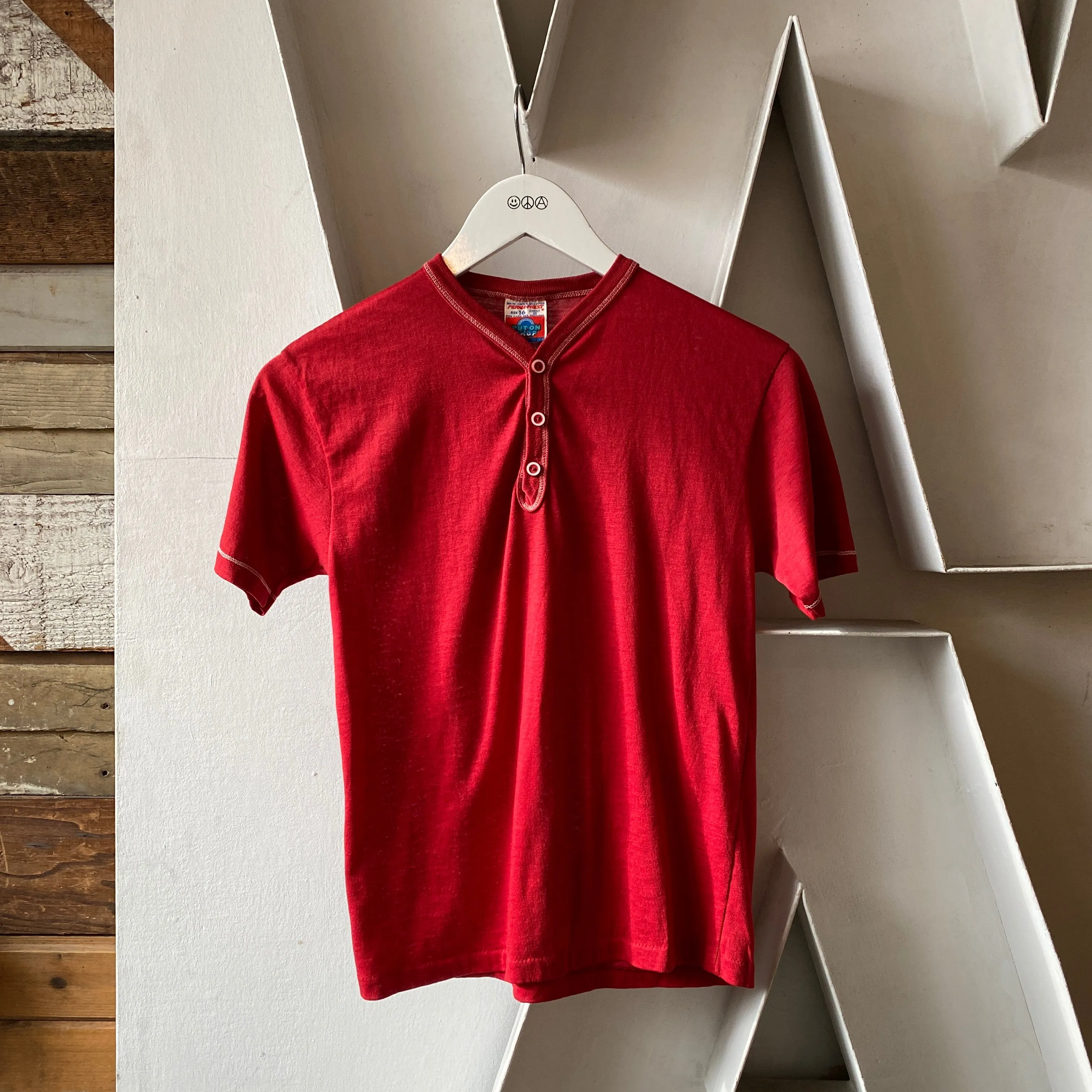 70's Sears Henley Shirt - Small