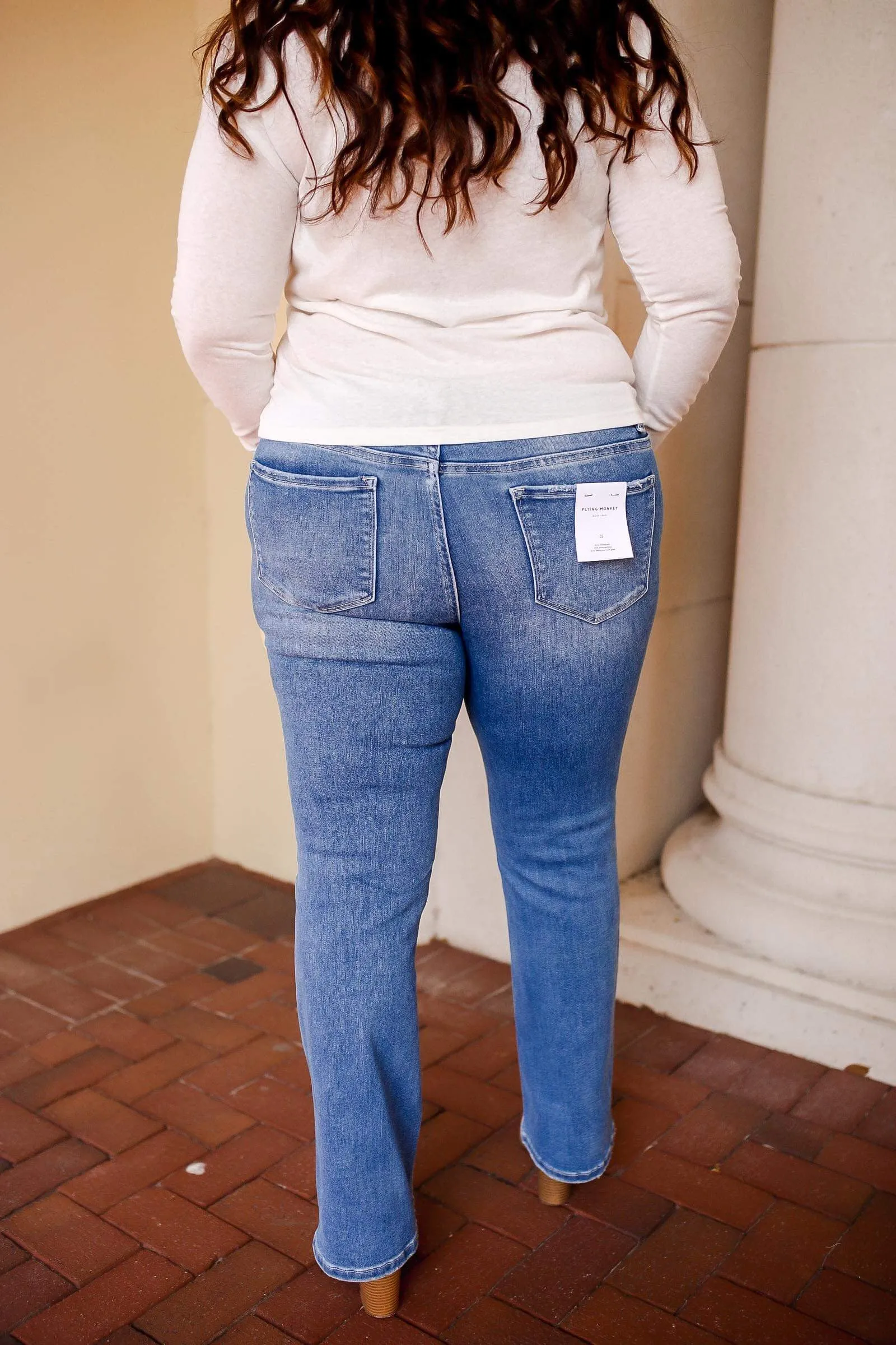 Alva Low Rise Slim Ankle Bootcut Jeans