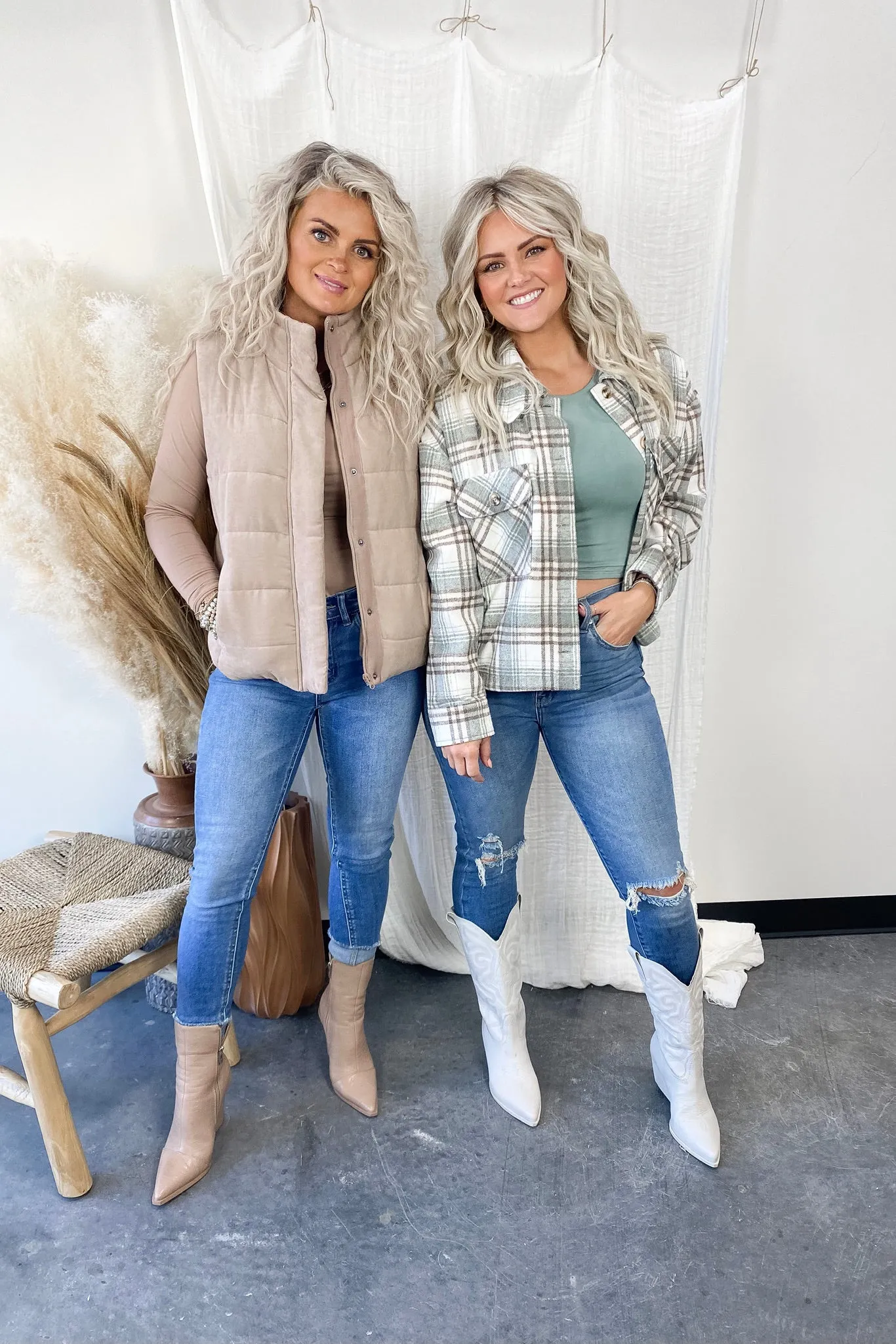 Austen Crop Flannel Shacket - FINAL SALE