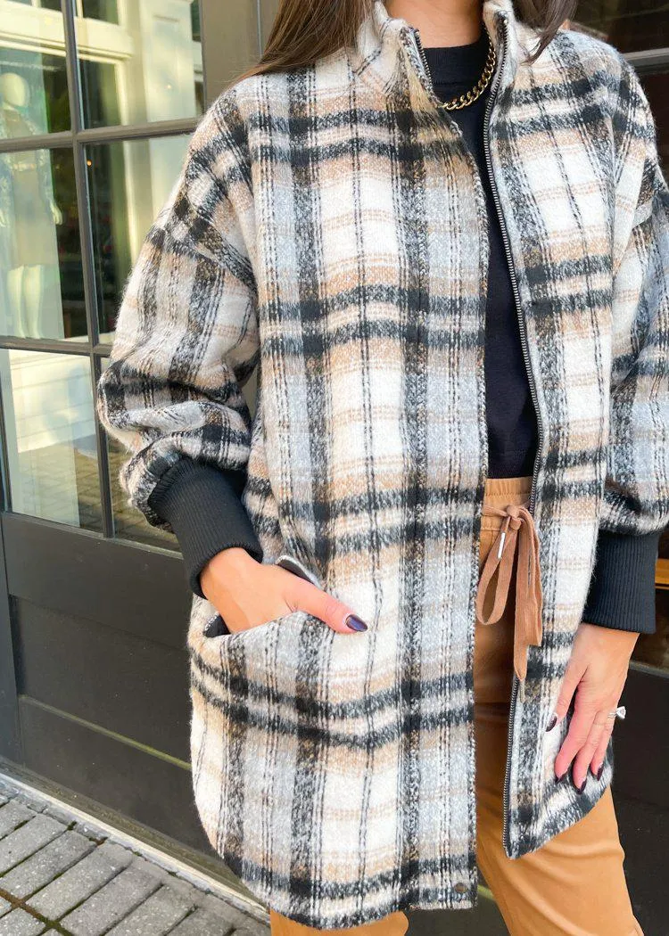 BB Dakota Plaid Times Coat