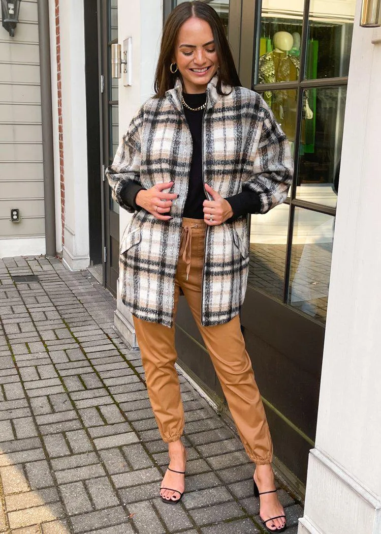 BB Dakota Plaid Times Coat