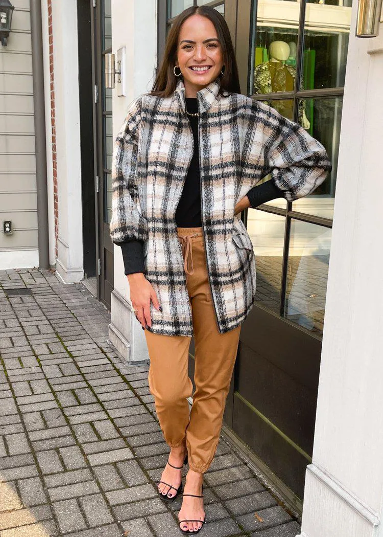 BB Dakota Plaid Times Coat