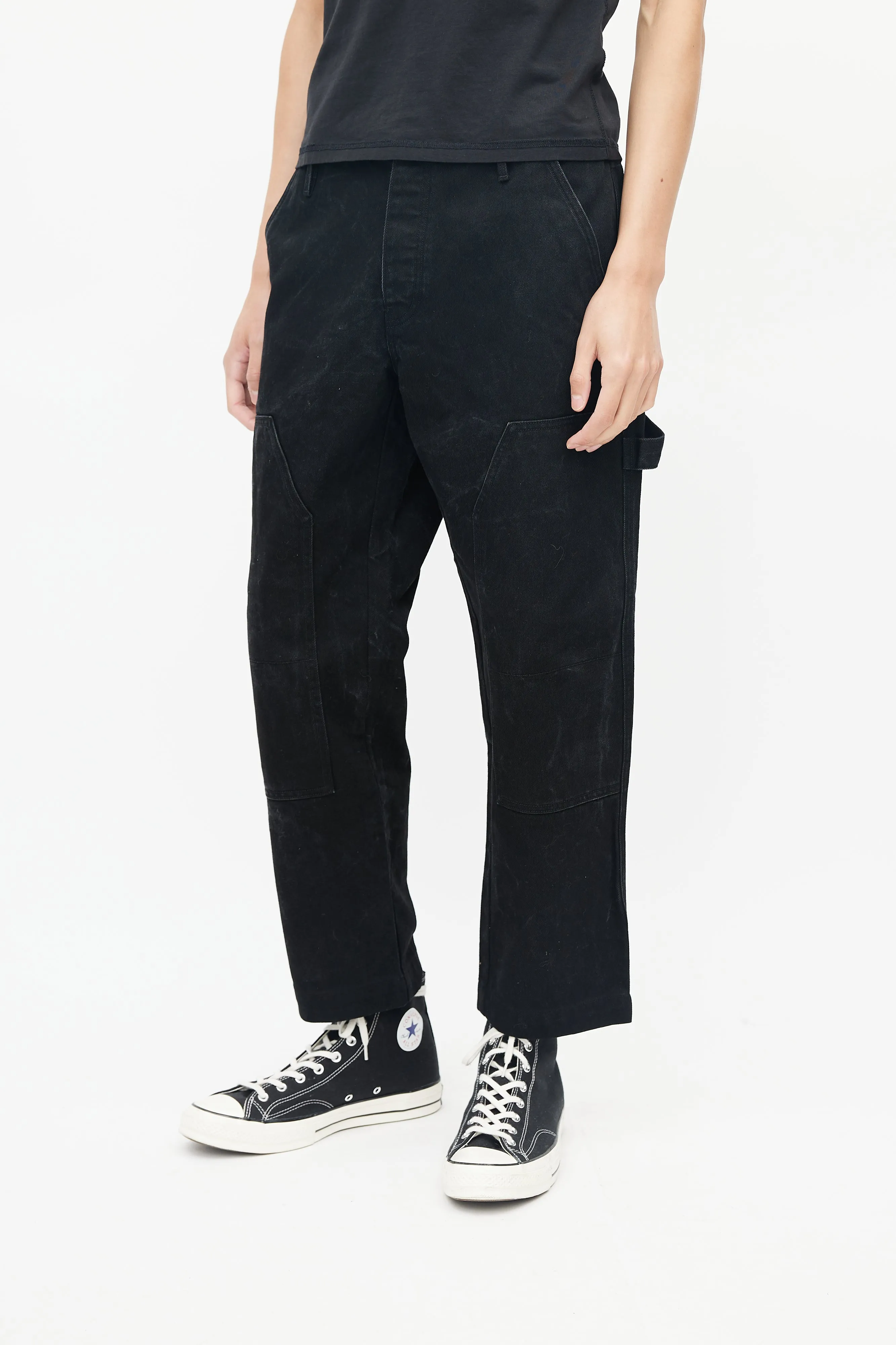 Black Carpenter Denim Jeans