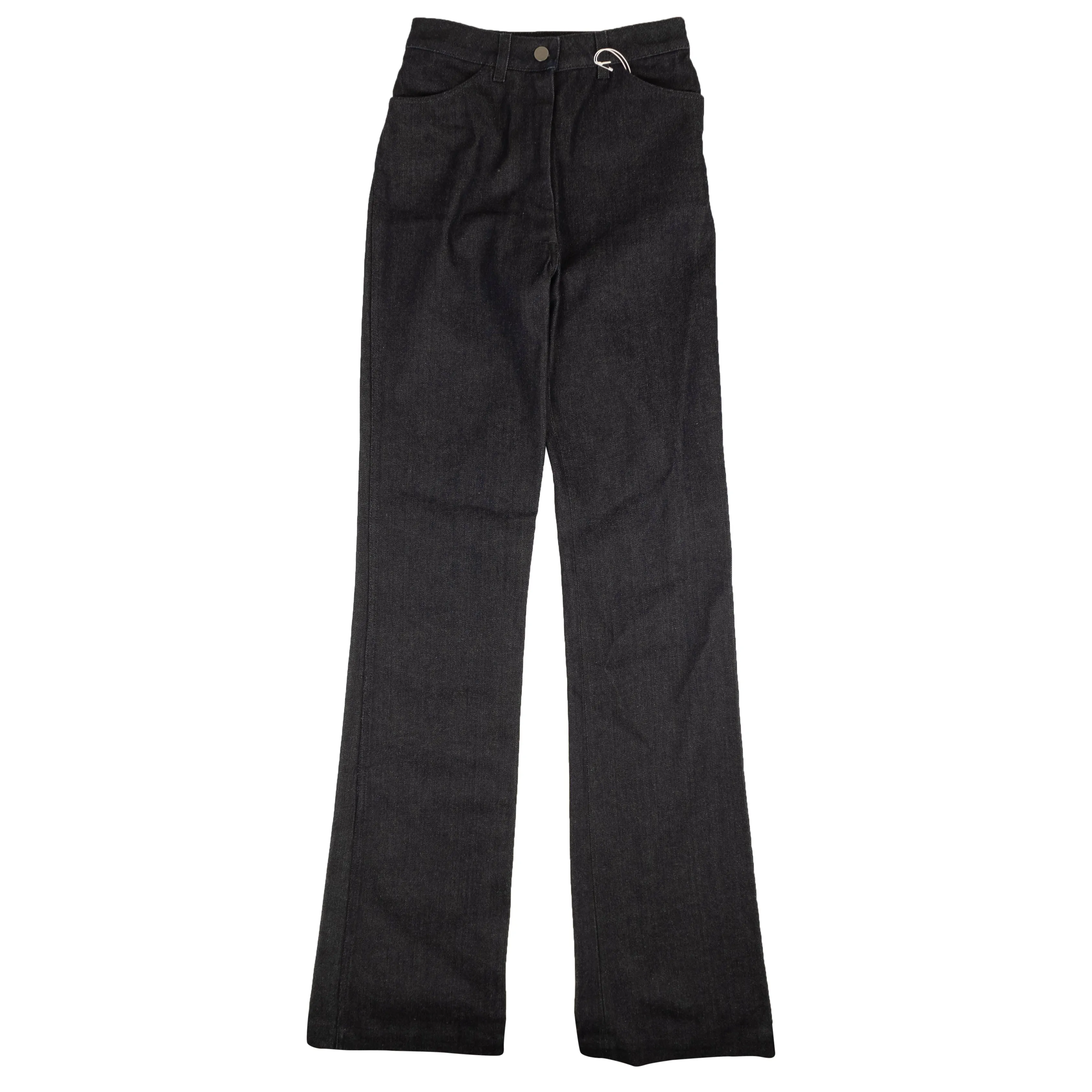 Black Cotton Denim Jeans