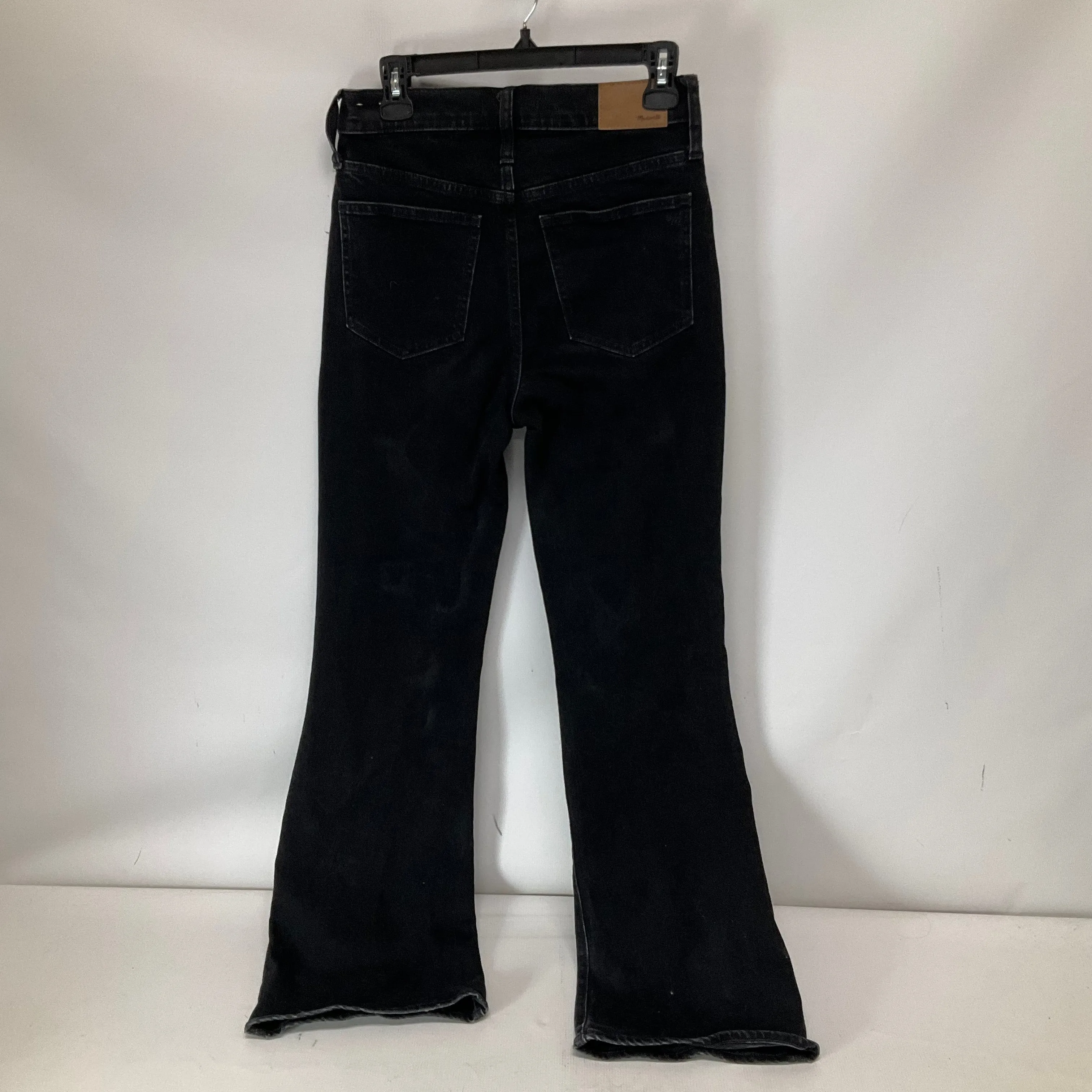 Black Denim Jeans Flared Madewell, Size 0