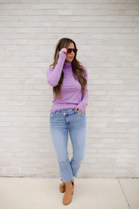 Blake High Rise Criss Cross Kick Flare Jeans