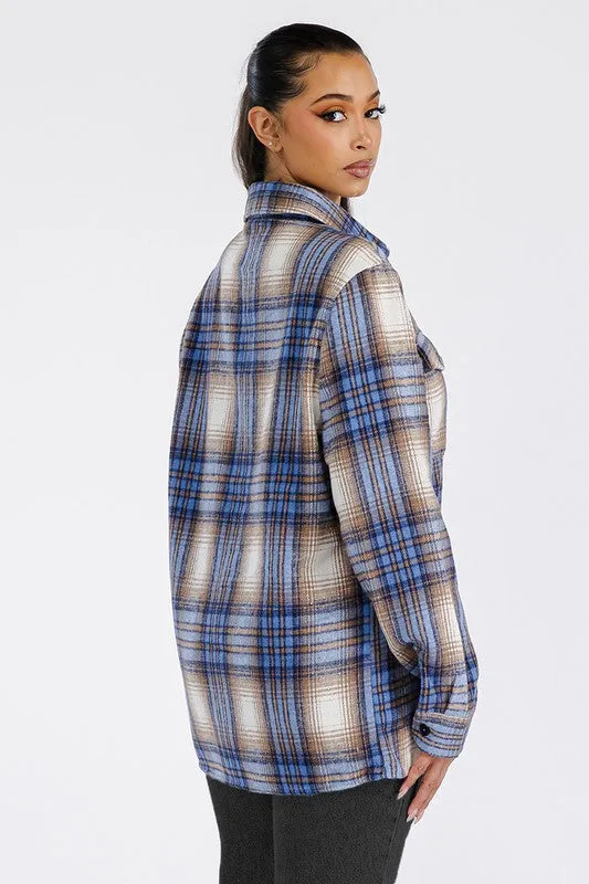 Boyfriend Oversized Soft Flannel Shacket *Online Only*
