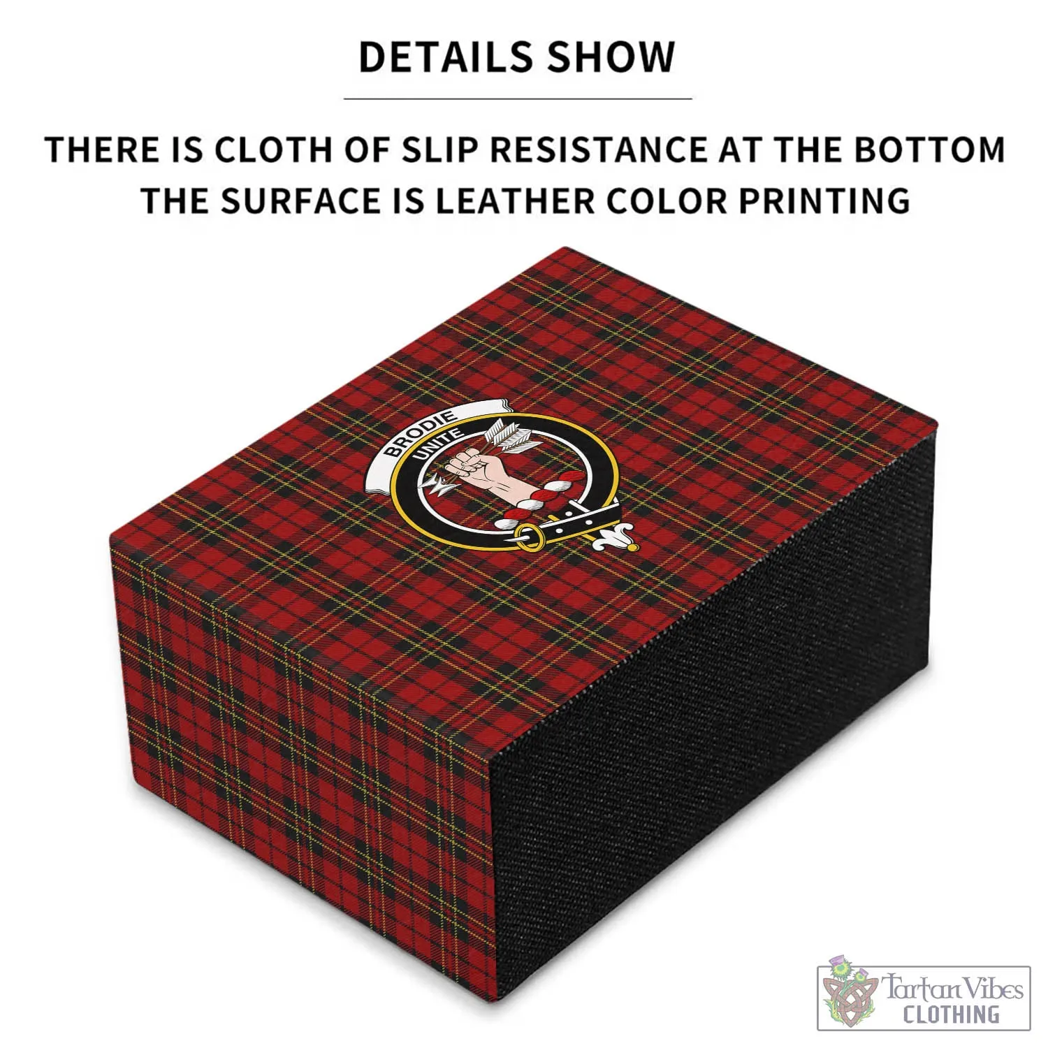 Brodie Tartan Pen Holder with Family Crest