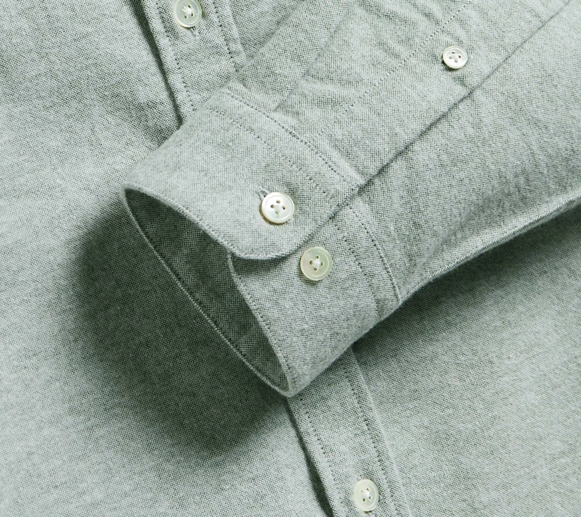 Brushed Oxford Shirt | Moss Green