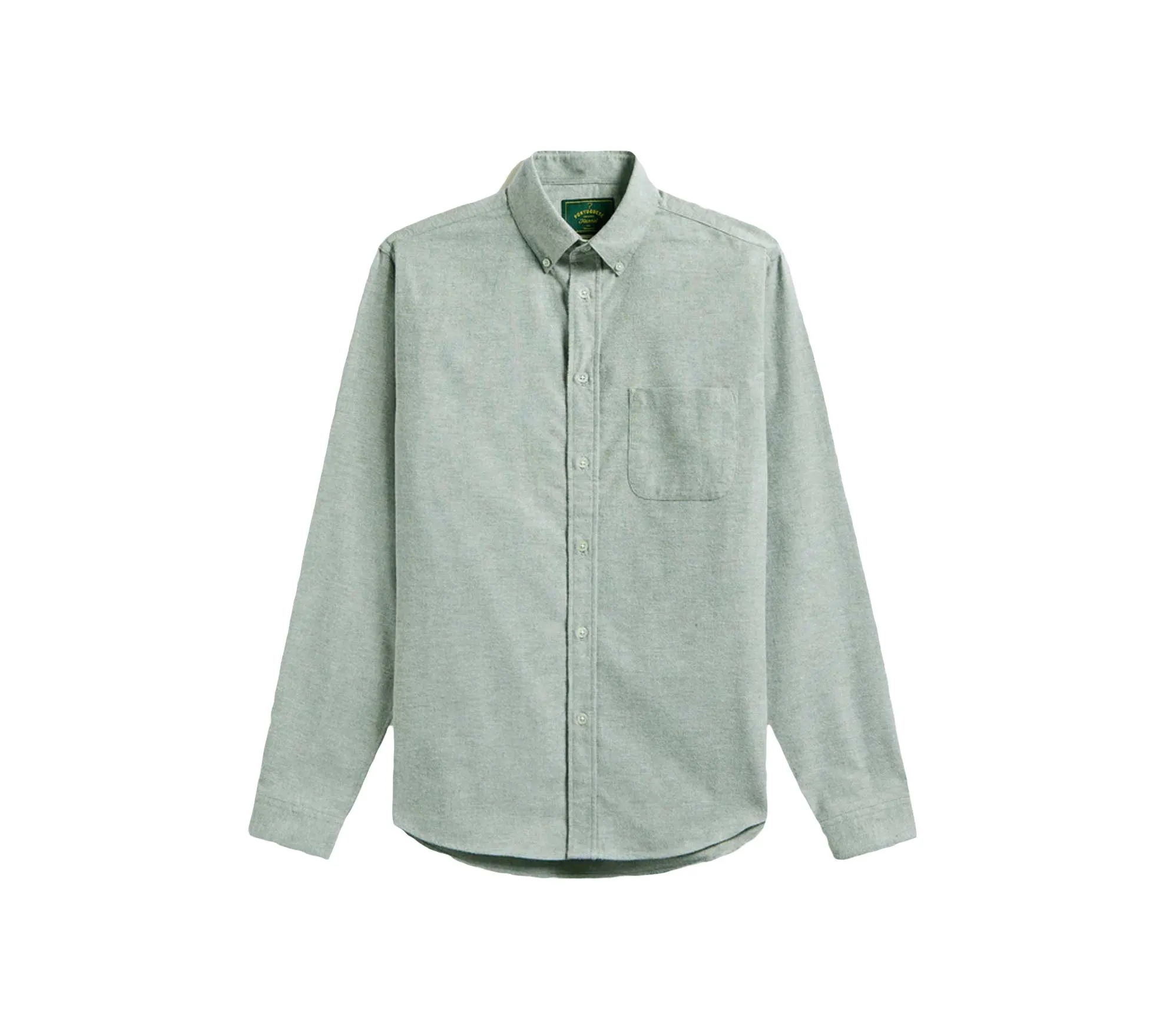 Brushed Oxford Shirt | Moss Green