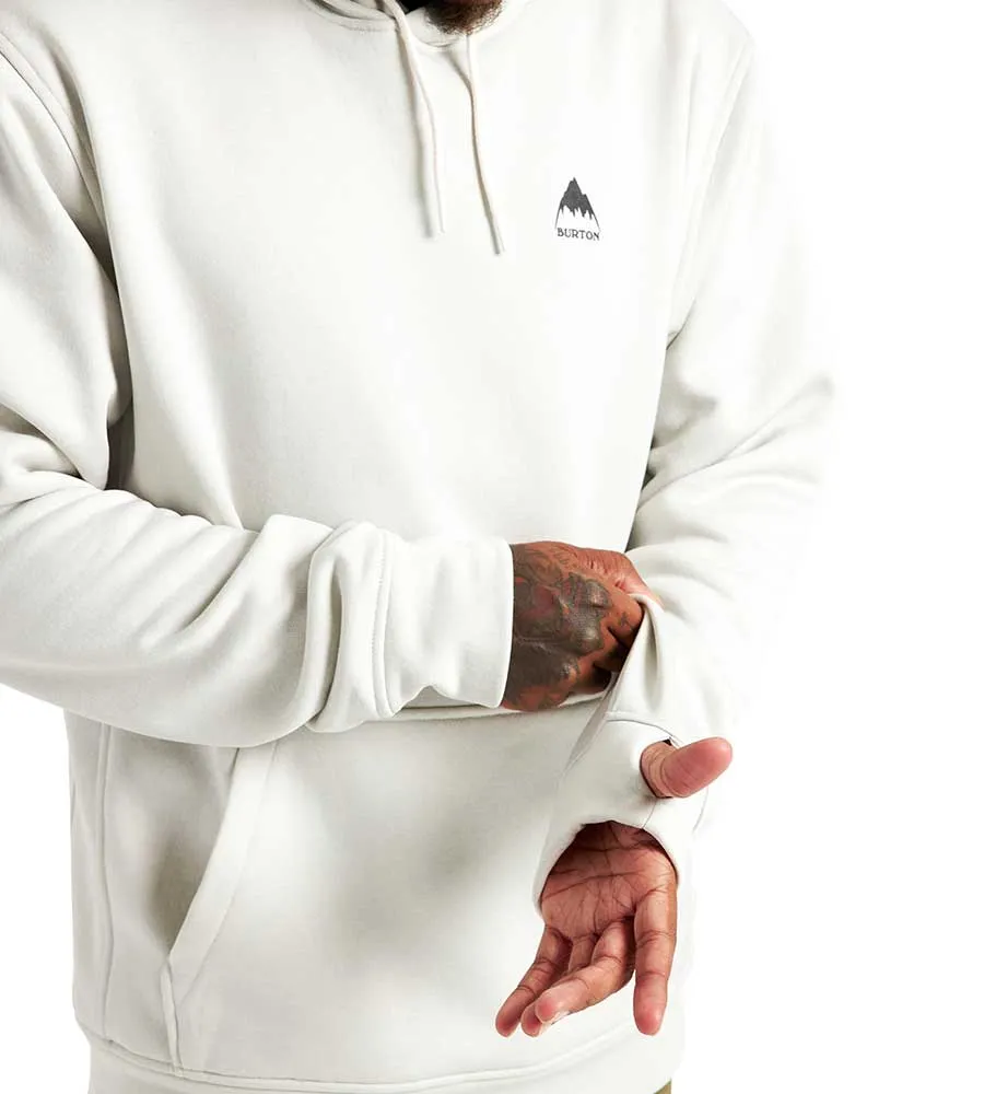 Burton Oak Pullover Hoodie - Stout White Heather 2022