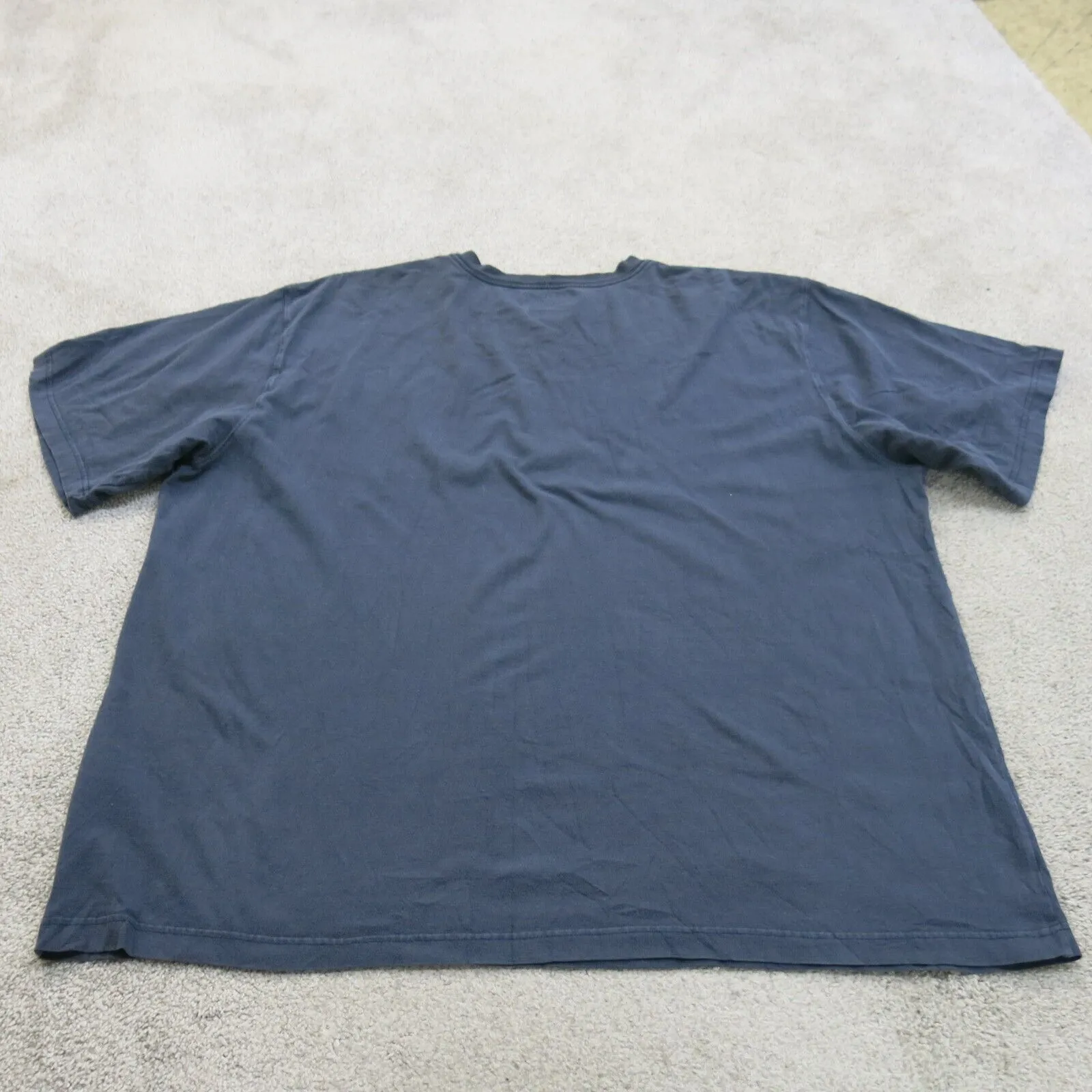 Carhartt Shirt Mens 3XL Blue Loose Fit Short Sleeve Crew Neck Tee Lightweight