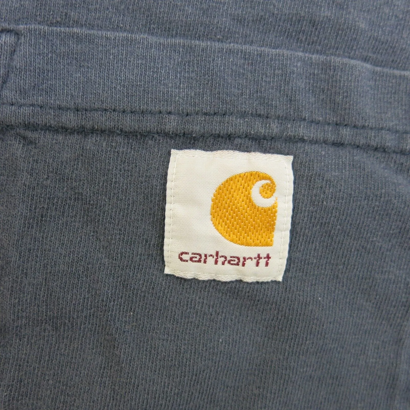 Carhartt Shirt Mens 3XL Blue Loose Fit Short Sleeve Crew Neck Tee Lightweight