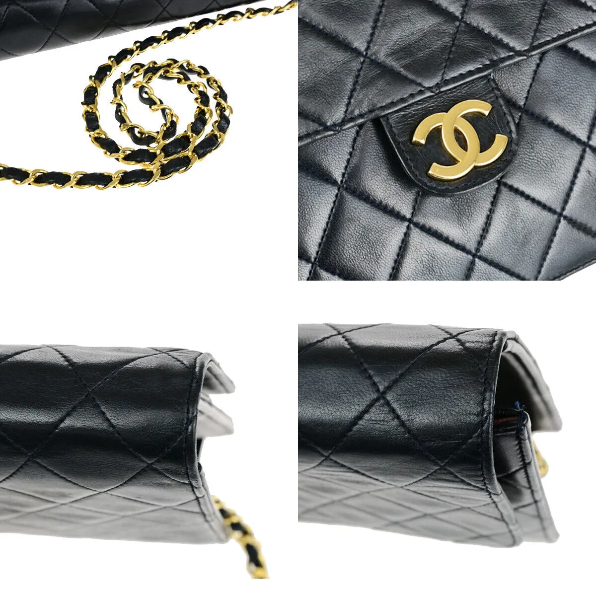 Chanel Cc Matelasse 25 Single Flap Chain