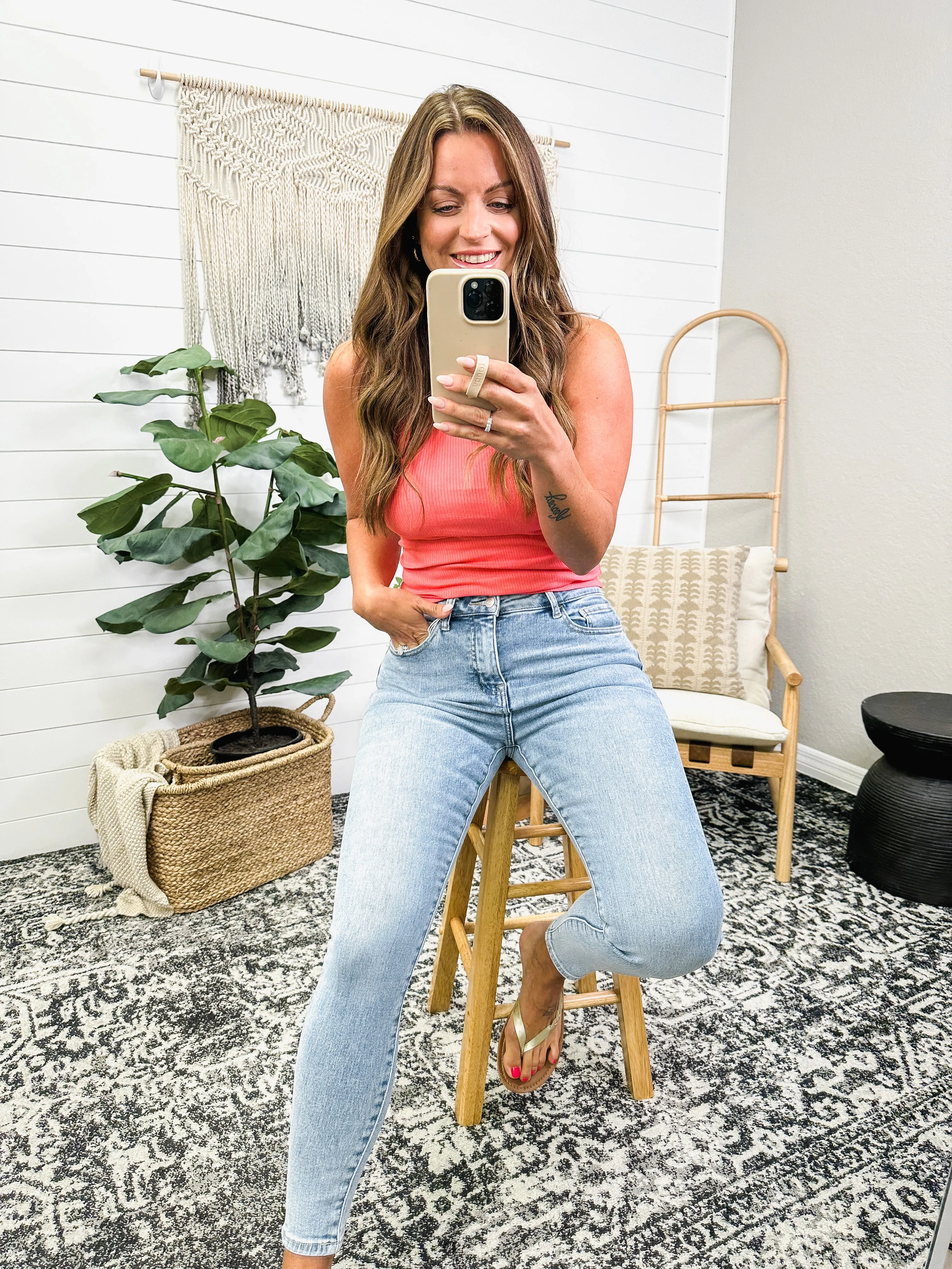 City Lights High Rise Skinny Jeans Plus/Reg