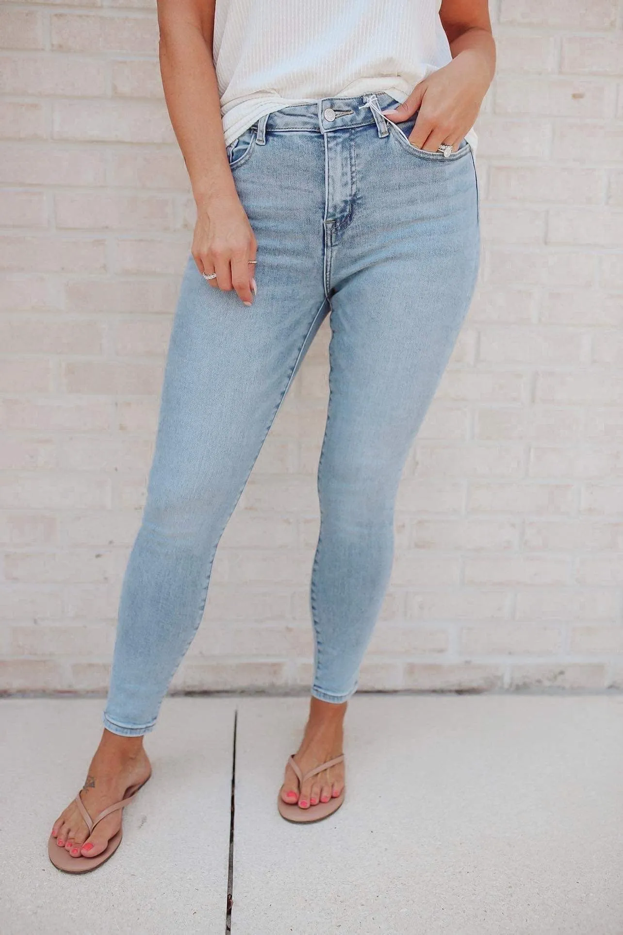 City Lights High Rise Skinny Jeans Plus/Reg