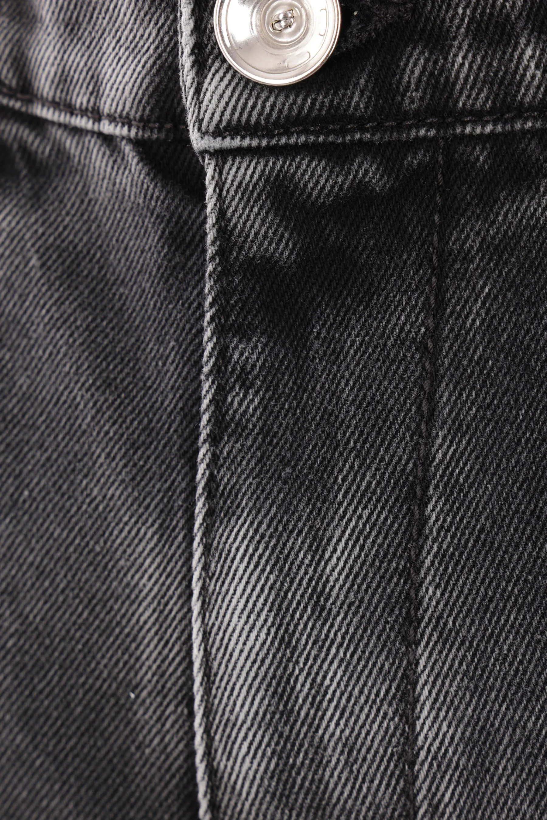 denim wide-leg jeans with cut-out