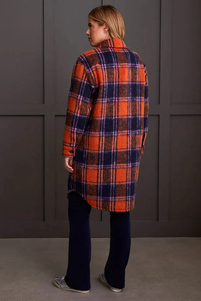 DROP SHOULDER SHACKET=Burntorange