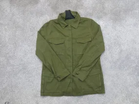 Forever 21 Womens Jacket Shacket Long Sleeves Pockets Olive Green Size Large