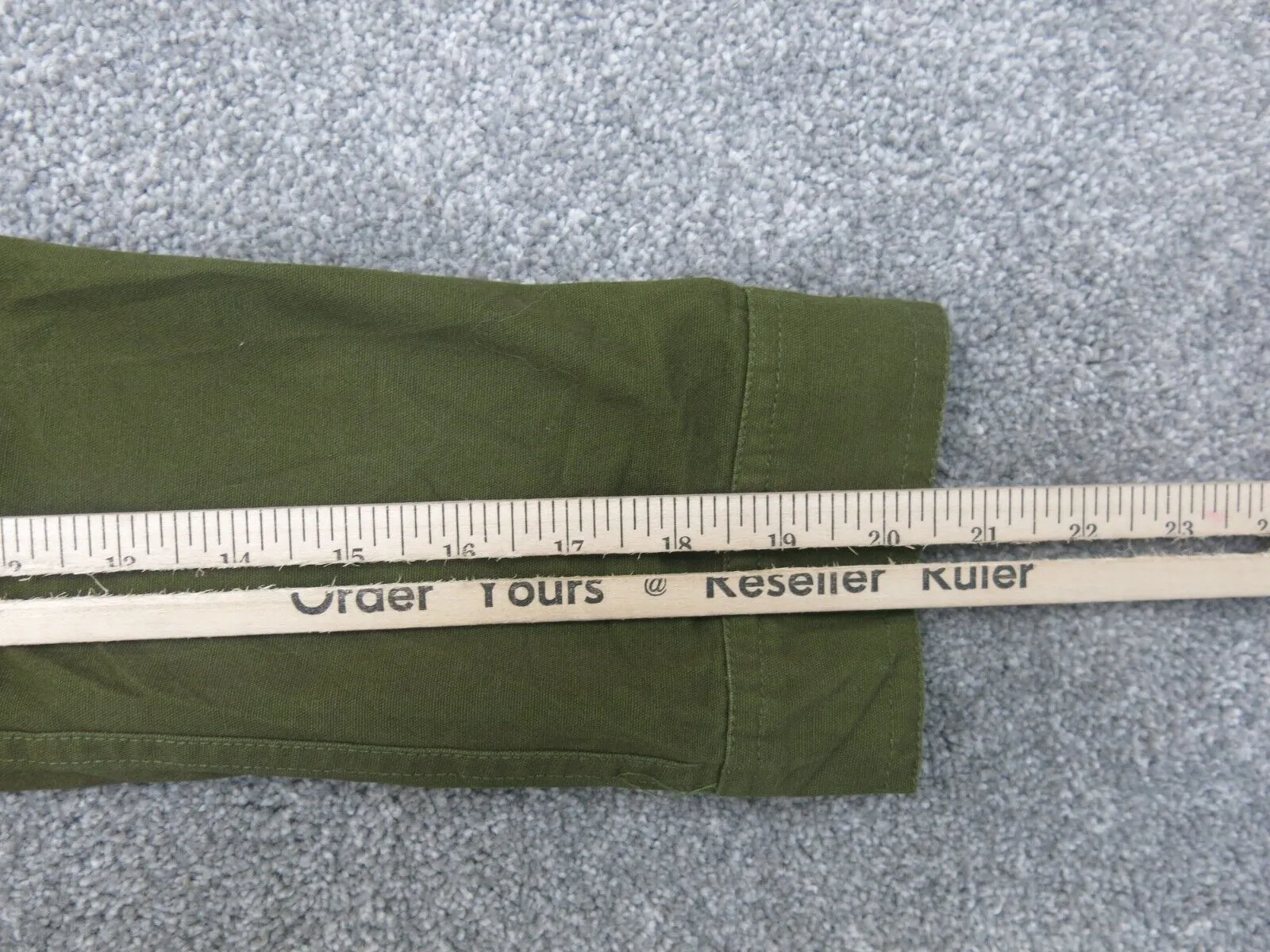 Forever 21 Womens Jacket Shacket Long Sleeves Pockets Olive Green Size Large