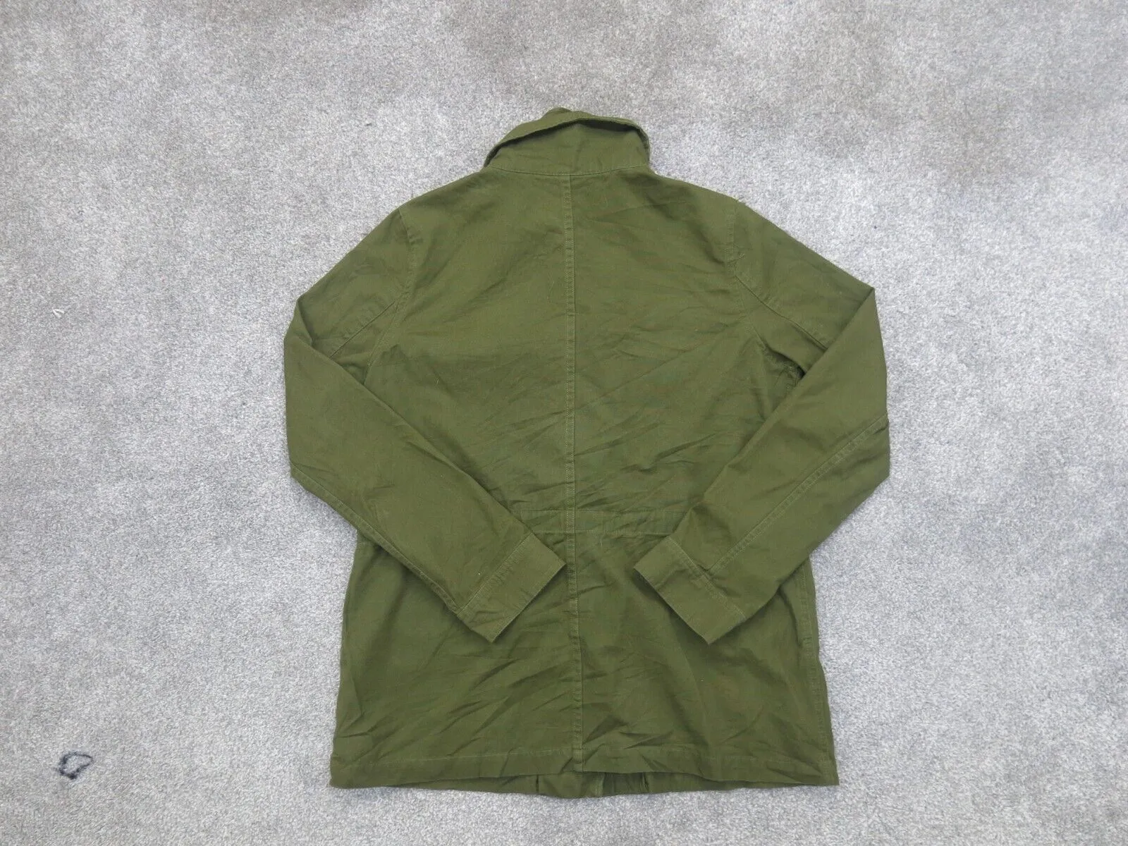 Forever 21 Womens Jacket Shacket Long Sleeves Pockets Olive Green Size Large