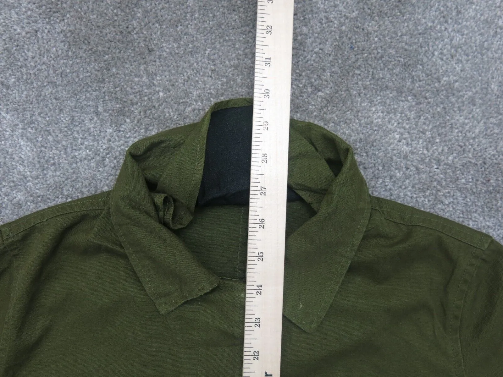 Forever 21 Womens Jacket Shacket Long Sleeves Pockets Olive Green Size Large