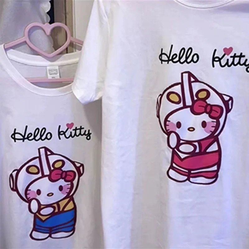 Glowing Couple Kitty T-shirt KI484