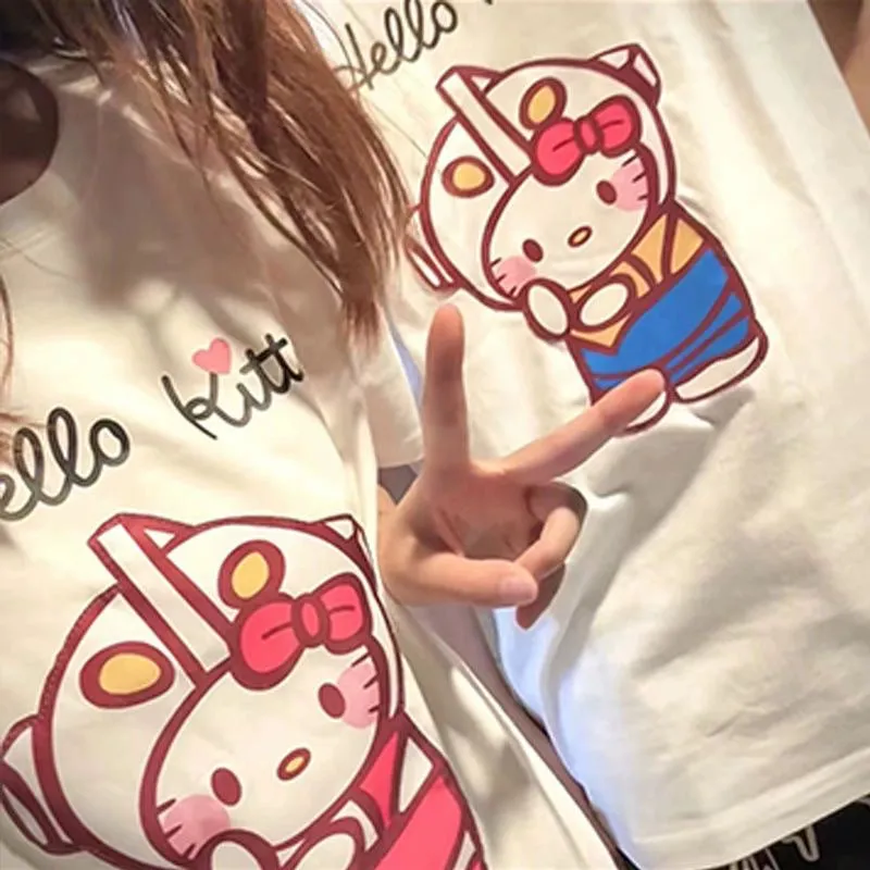 Glowing Couple Kitty T-shirt KI484