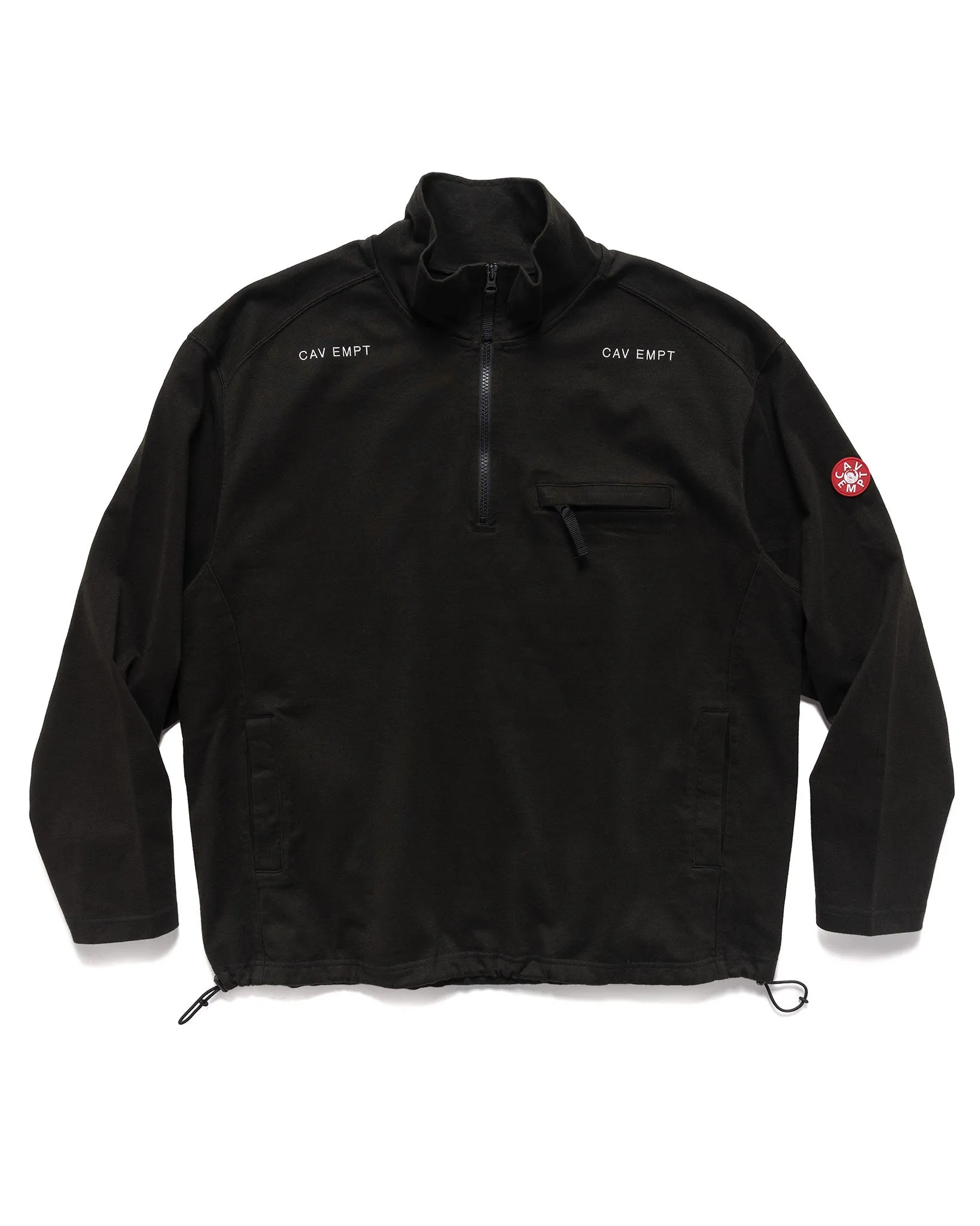 Half Zip Light Pullover Black