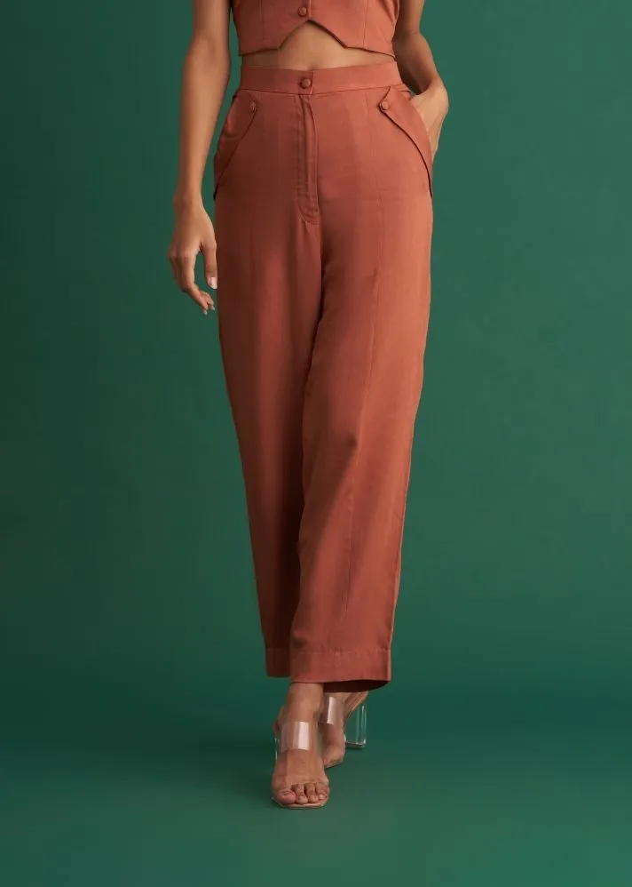 Heather Pants Argan Brown