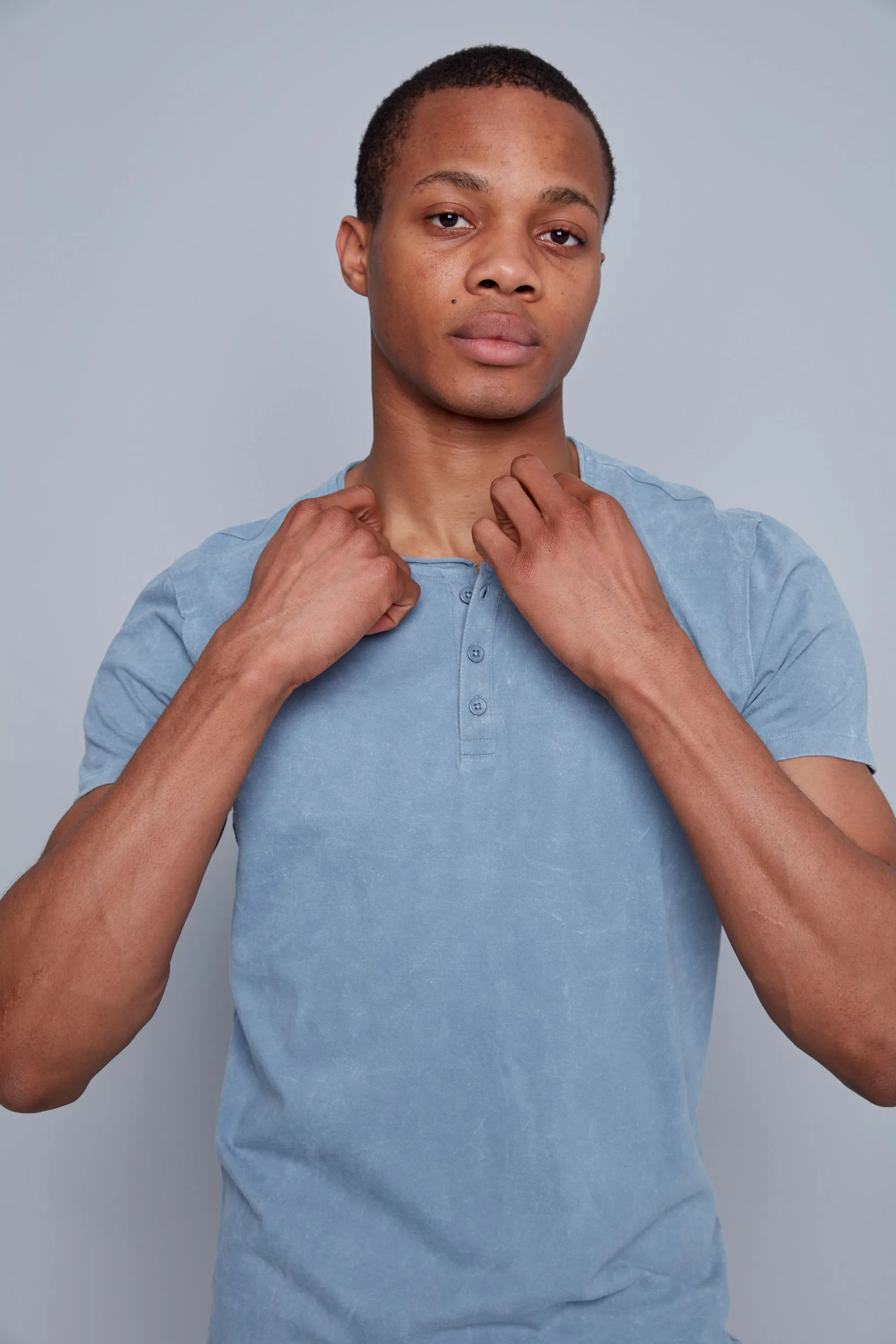 HEDGE - Men's Henley | Deep Sea