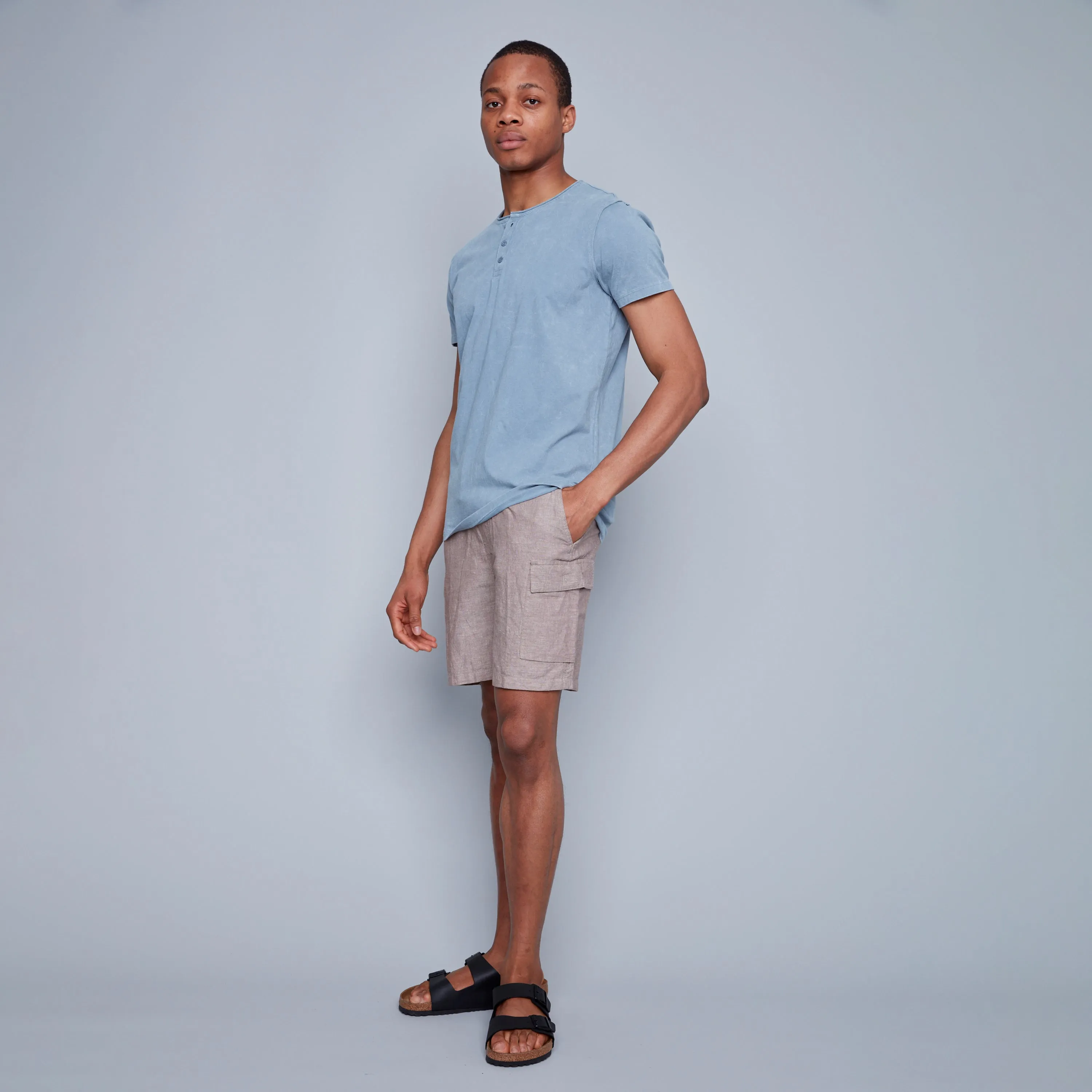 HEDGE - Men's Henley | Deep Sea