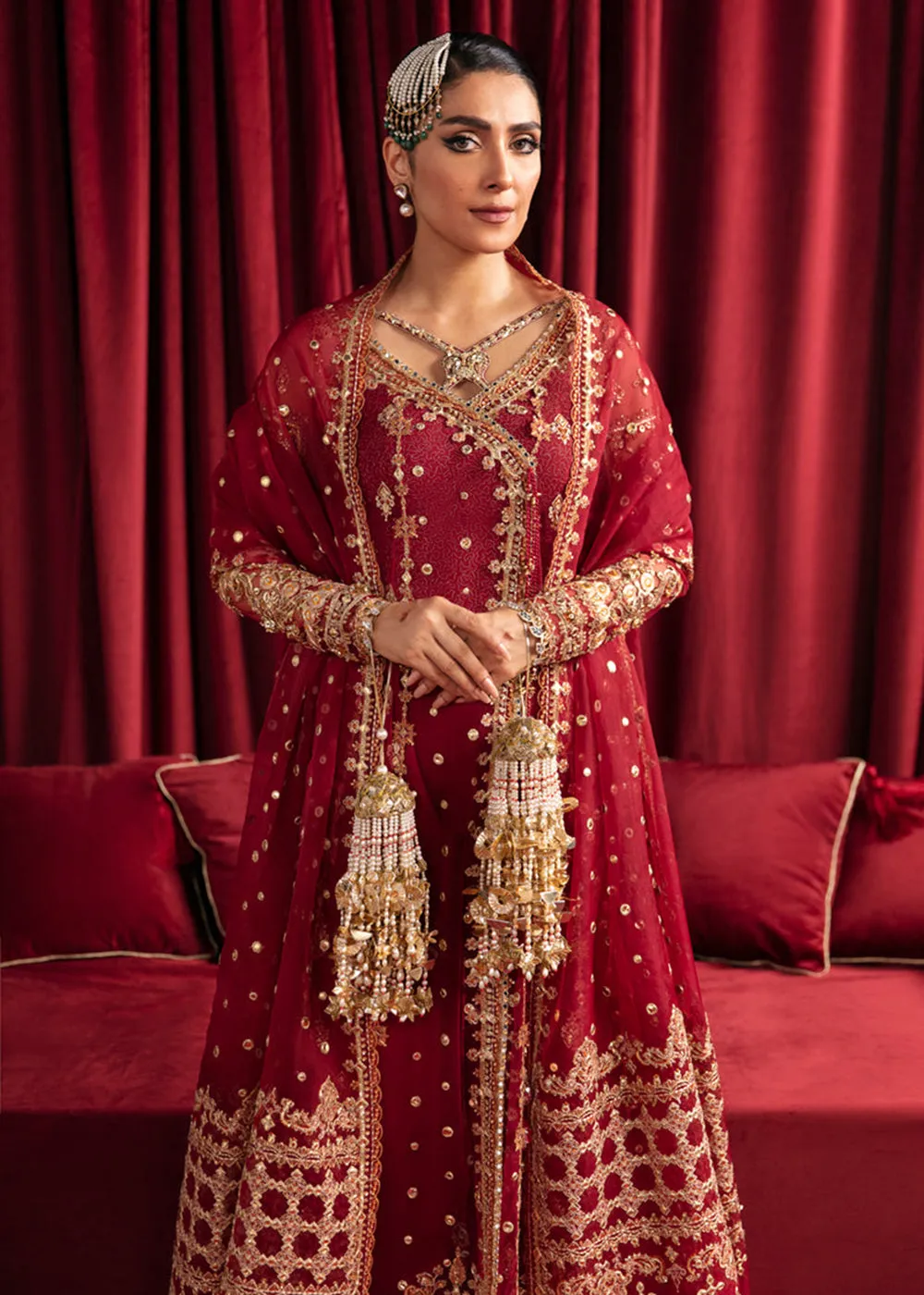 Heer Ranjha Luxury Formals 2023 By Qalamkar | HR-02 MEHRUNNISA