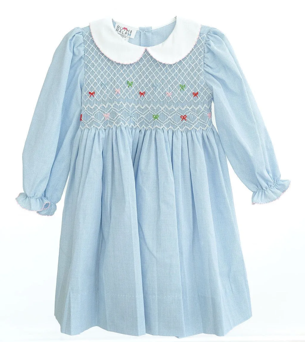 Holiday Funfetti Bows Dress