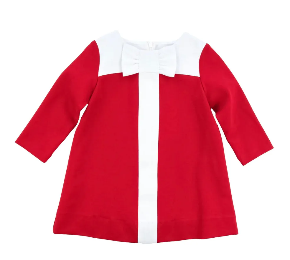 Holiday Ponte Bow Dress