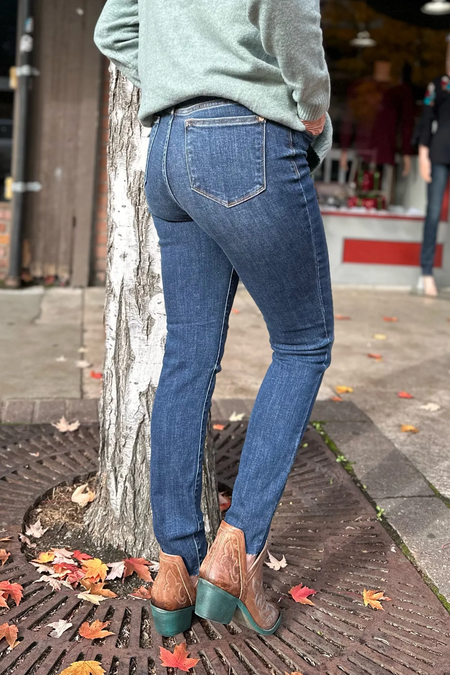 Judy Blue High Rise Cut Off Skinny Jean