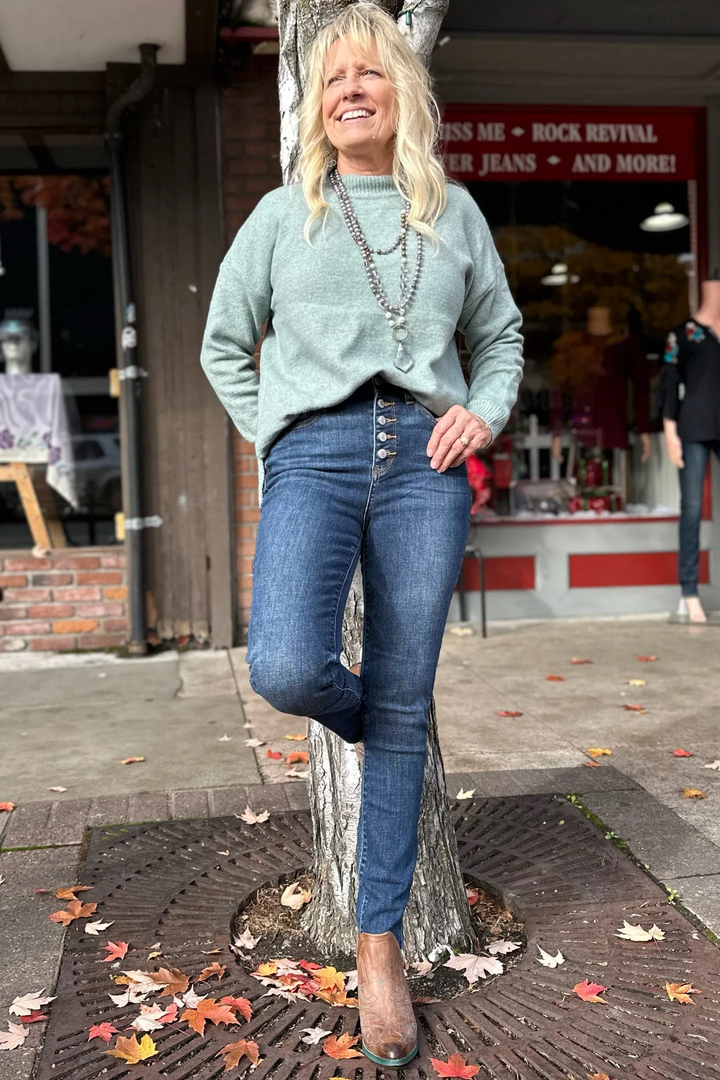 Judy Blue High Rise Cut Off Skinny Jean