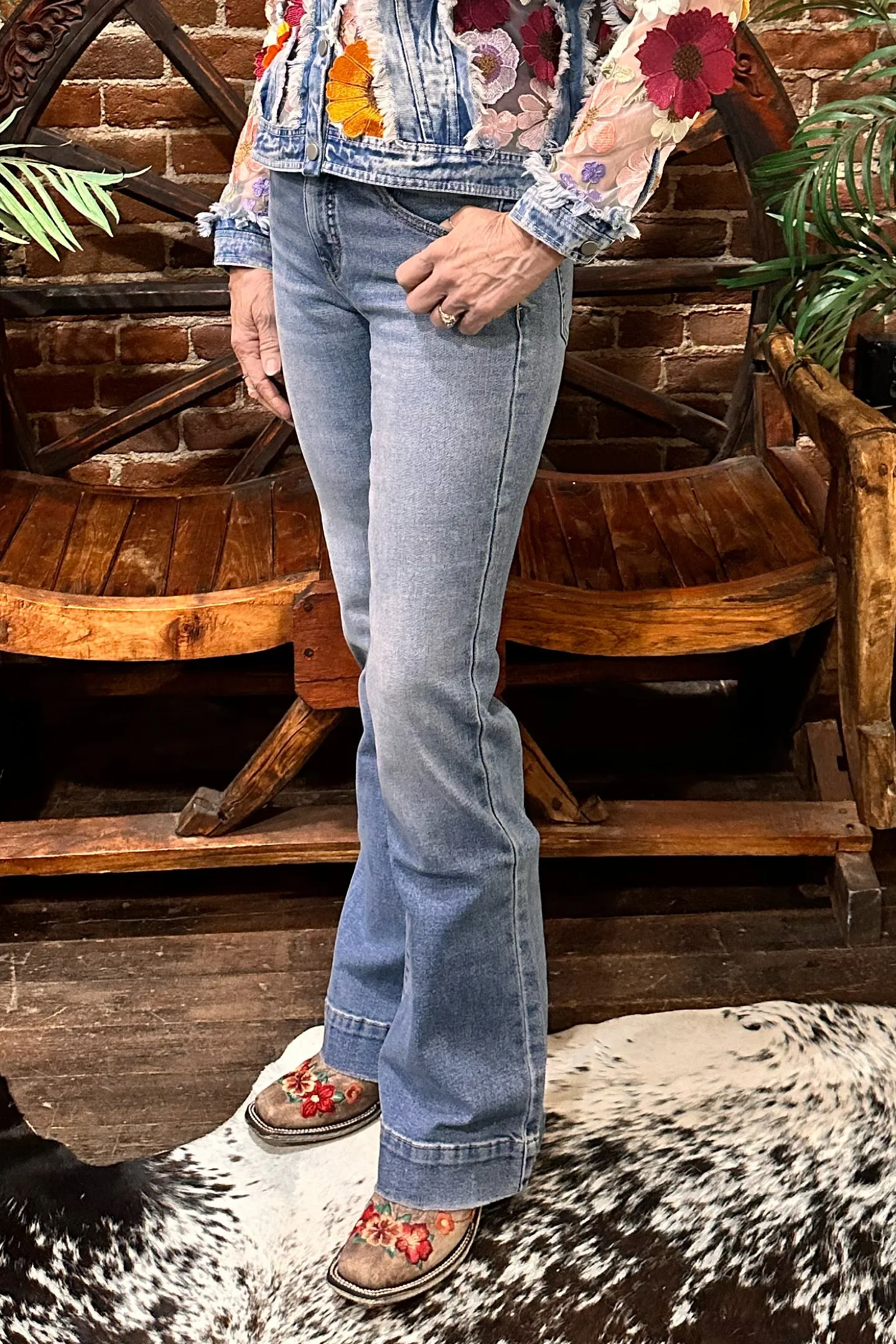 Kait Mid Rise Flare by JAG Jeans