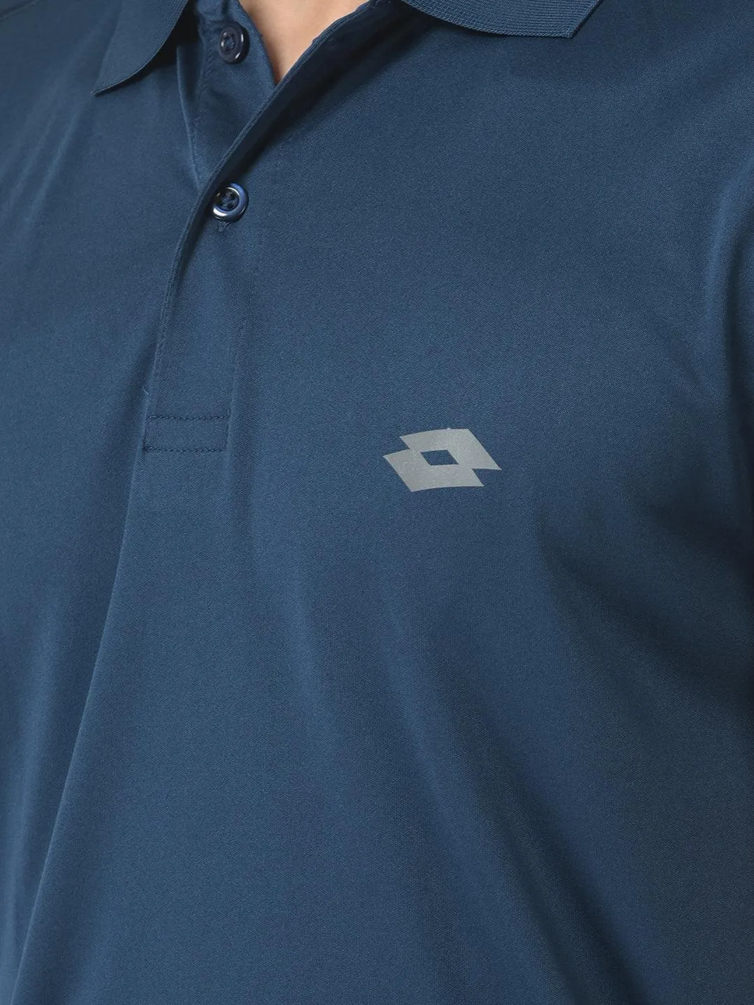 Lotto Men Blue Basic Bb Polo