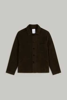Marchant Jacket  - Olive Moleskin