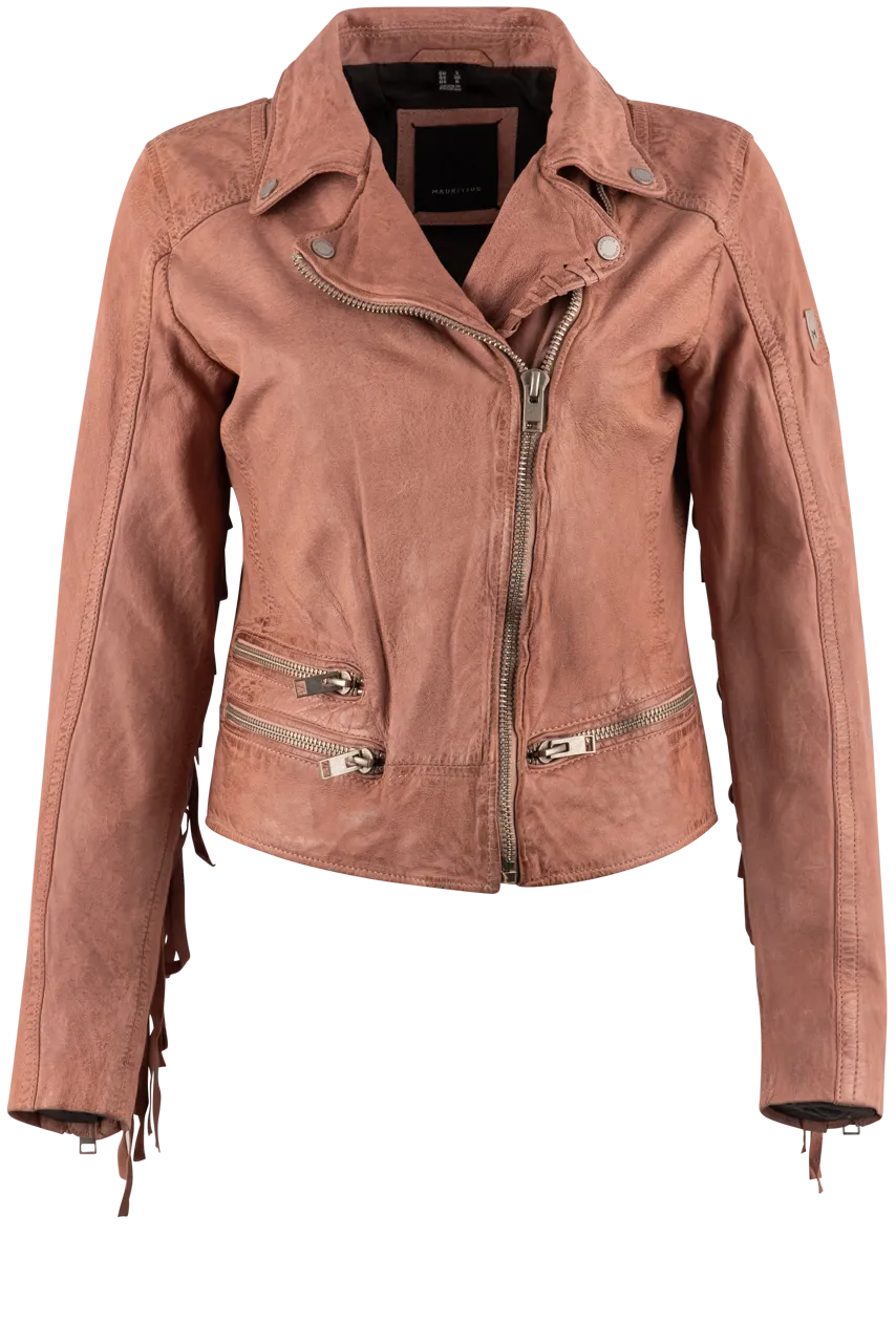 Mauritius Zoe Pink Fringe Jacket