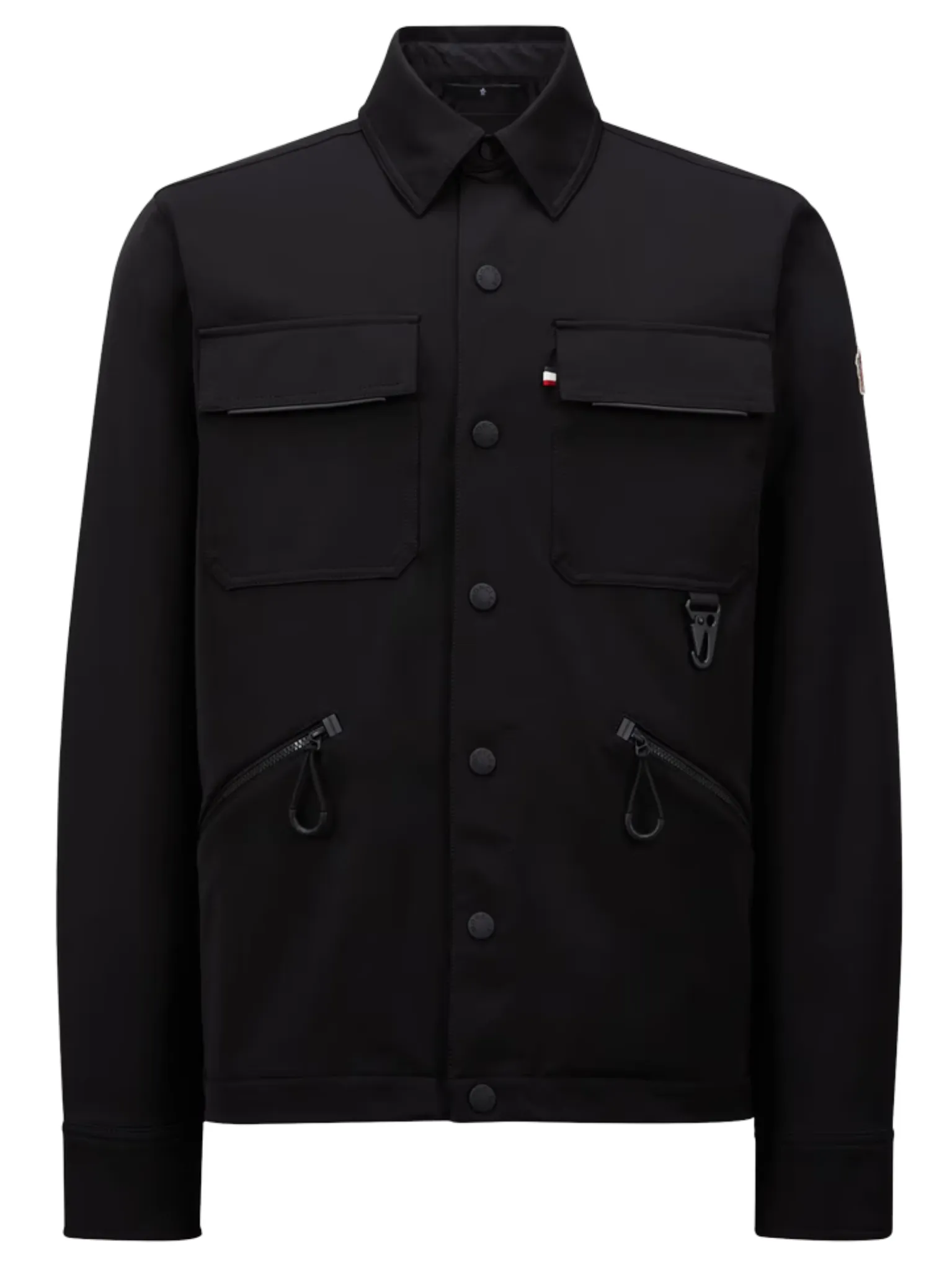 MONCLER GRENOBLE Vadret Shirt Jacket Black