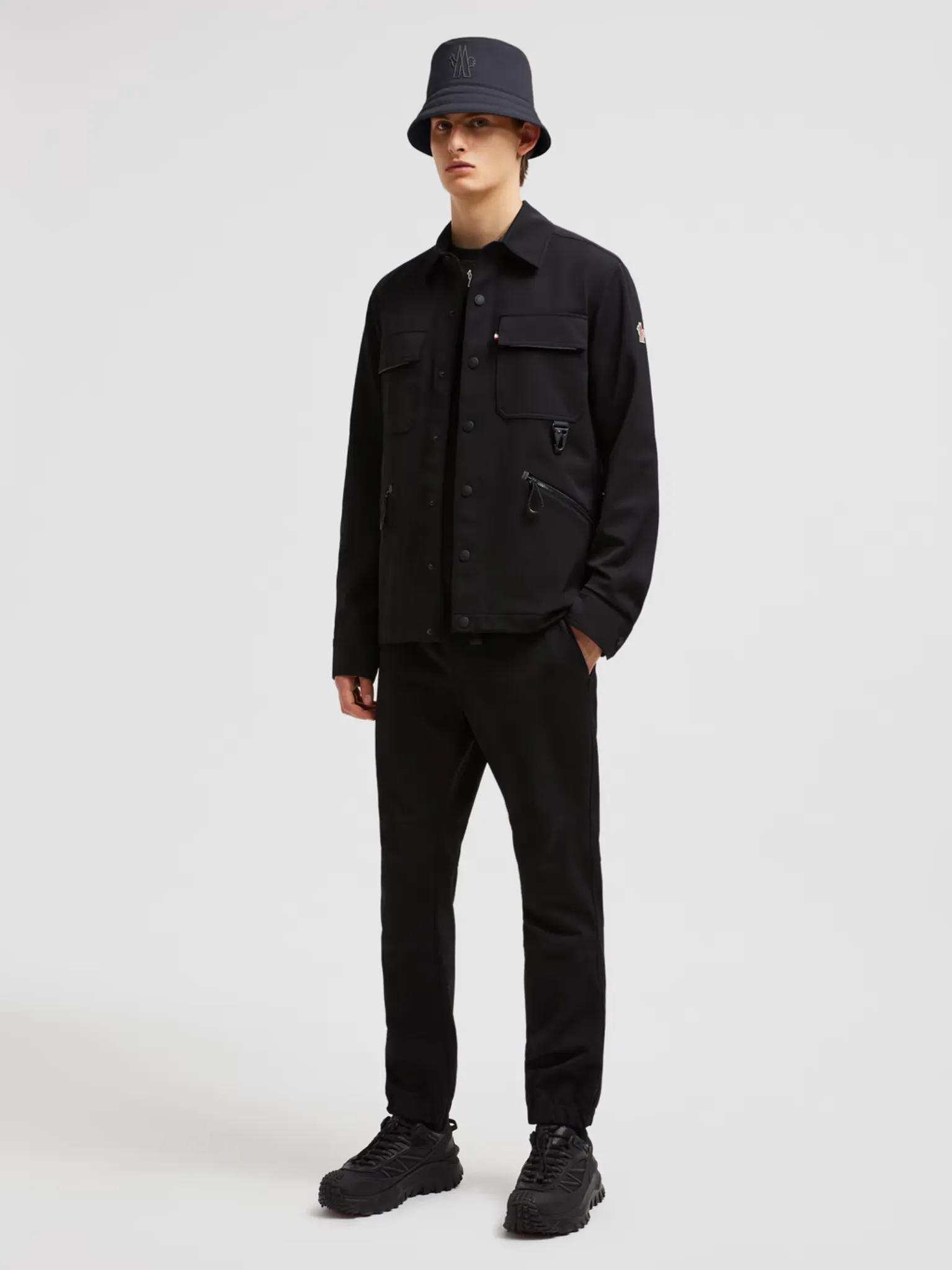 MONCLER GRENOBLE Vadret Shirt Jacket Black