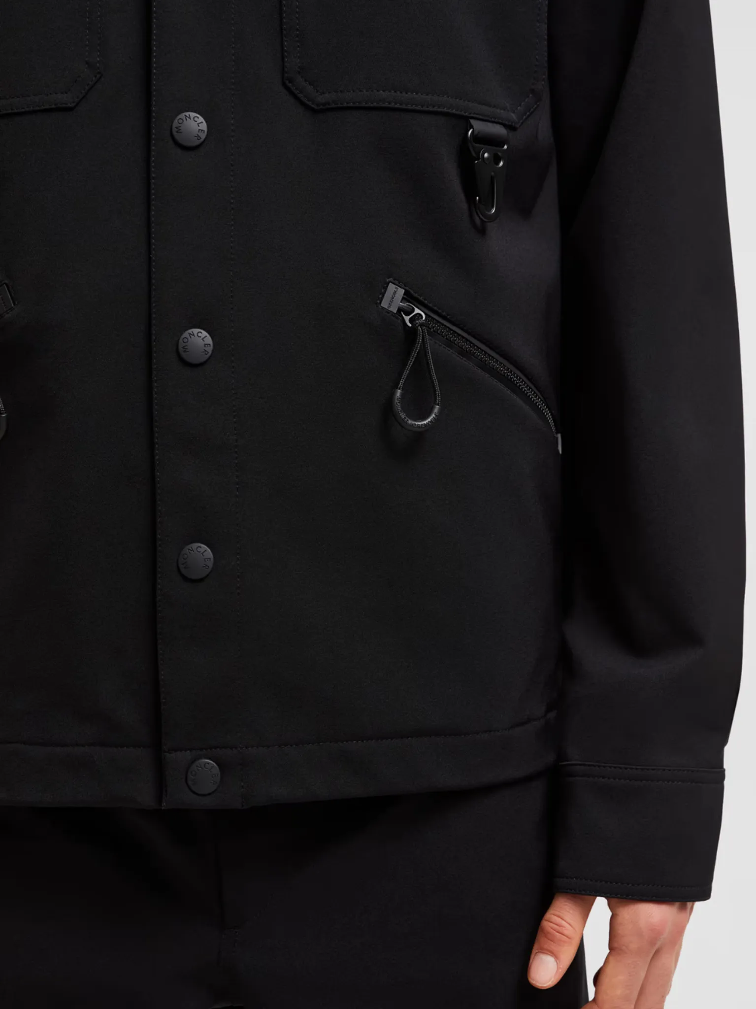 MONCLER GRENOBLE Vadret Shirt Jacket Black
