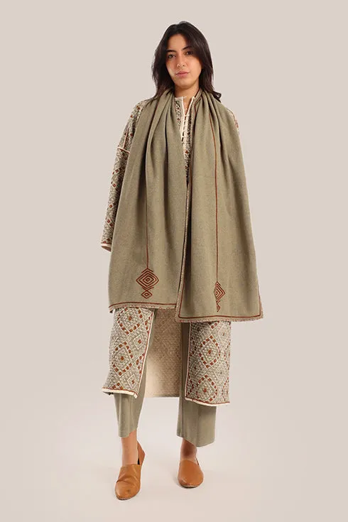 Oversized reversible quilted coat