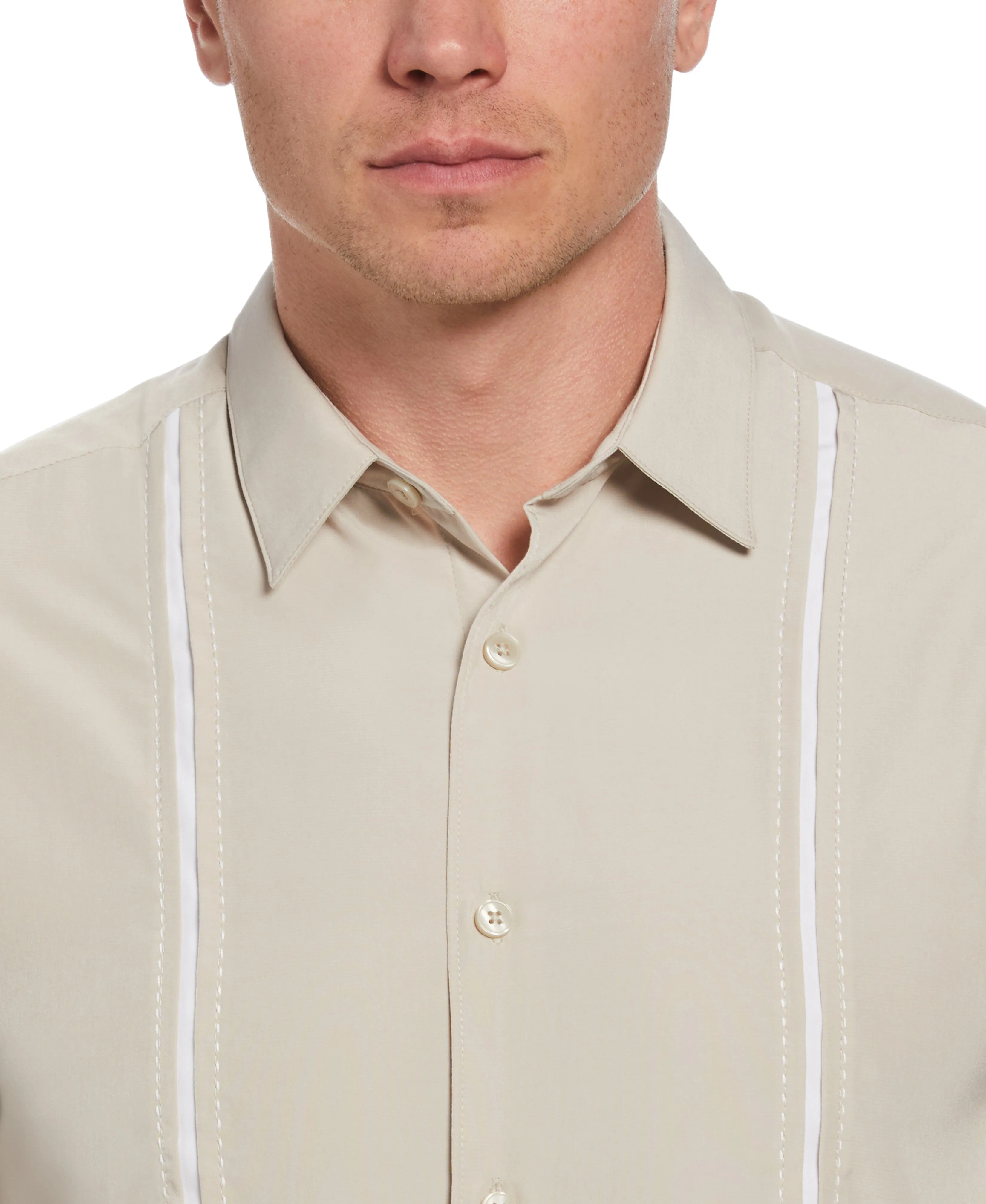 Panel Shirt - Contrast Stitching