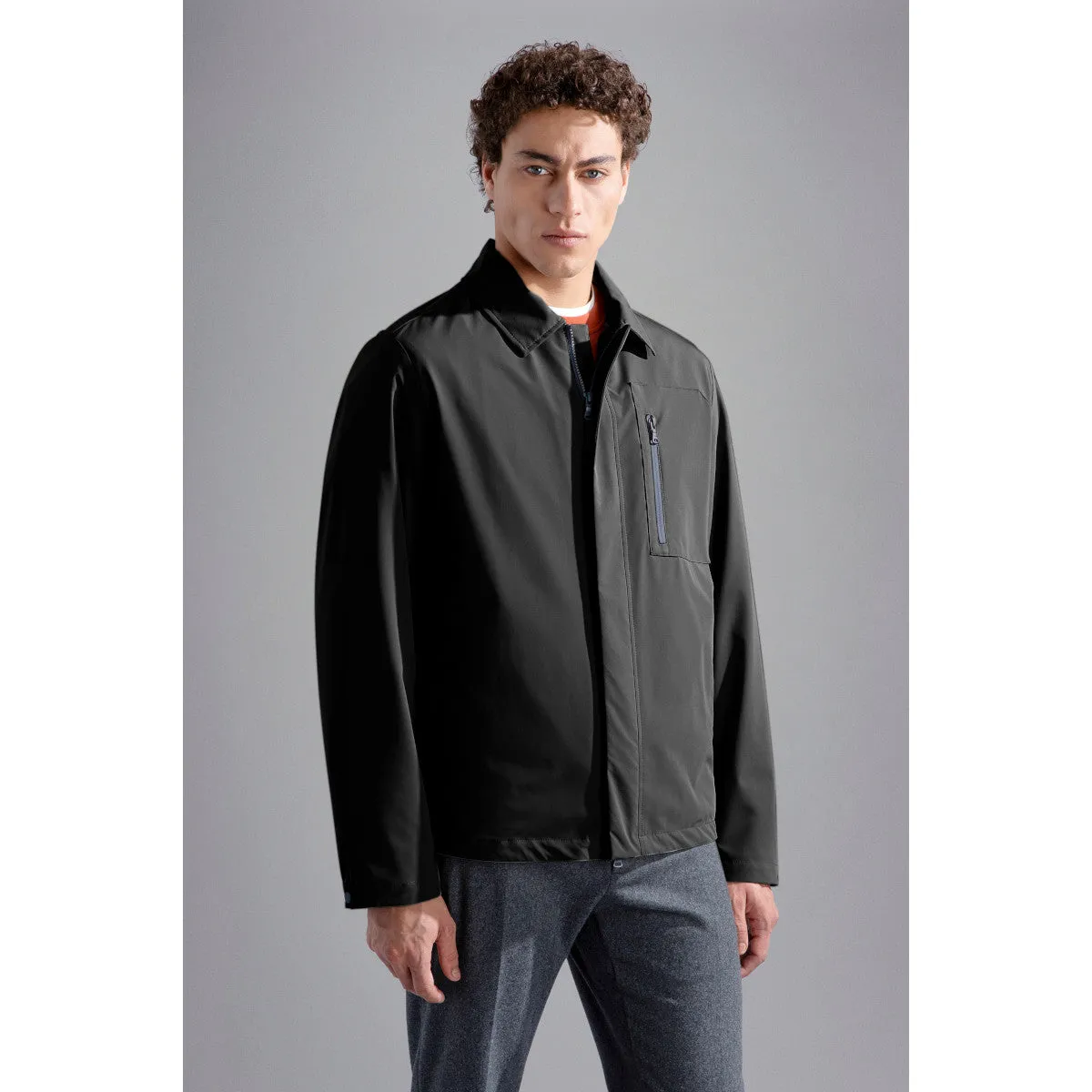 Paul & Shark Typhoon Stretch Shacket 011 Black