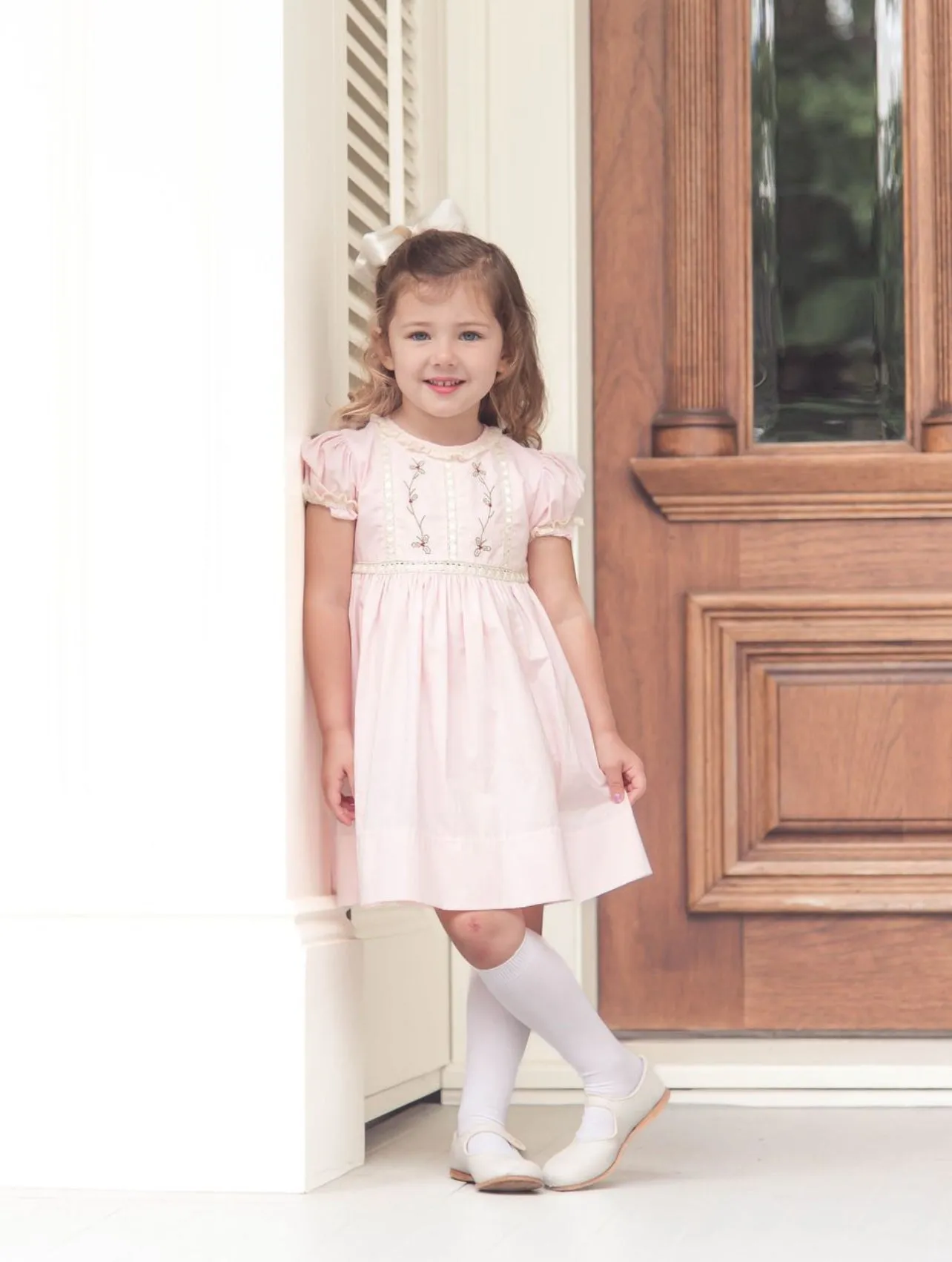 Pink Holiday Heirloom Dress