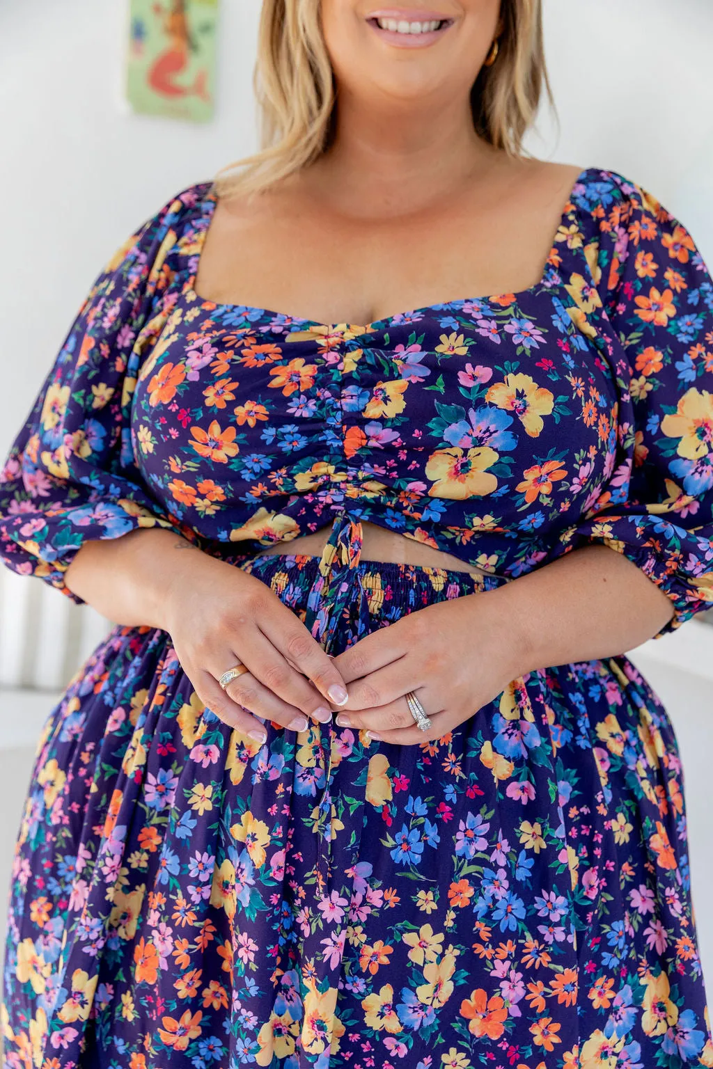Pippa Cut Out Dress in Posie