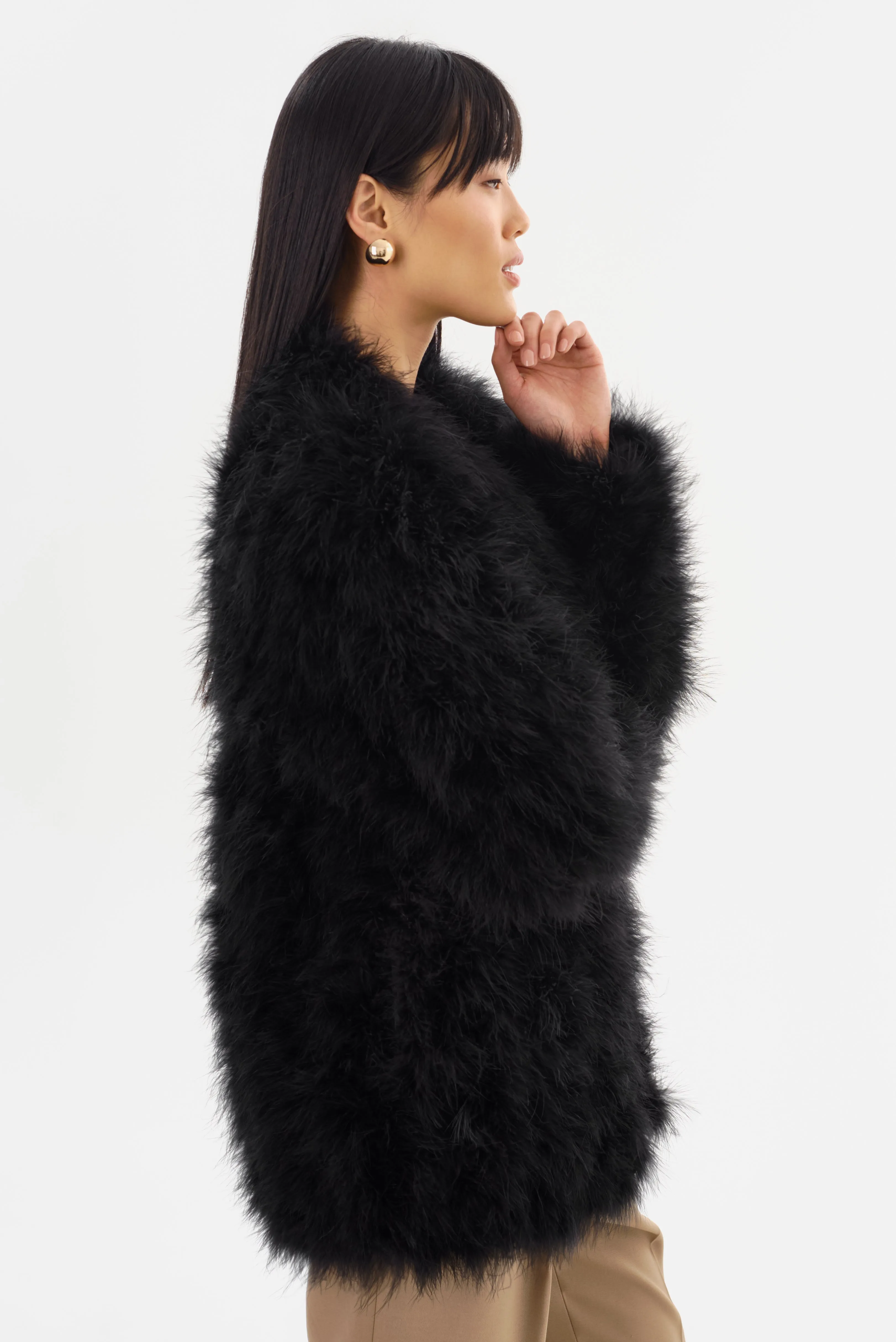 RABEA | Feather Coat